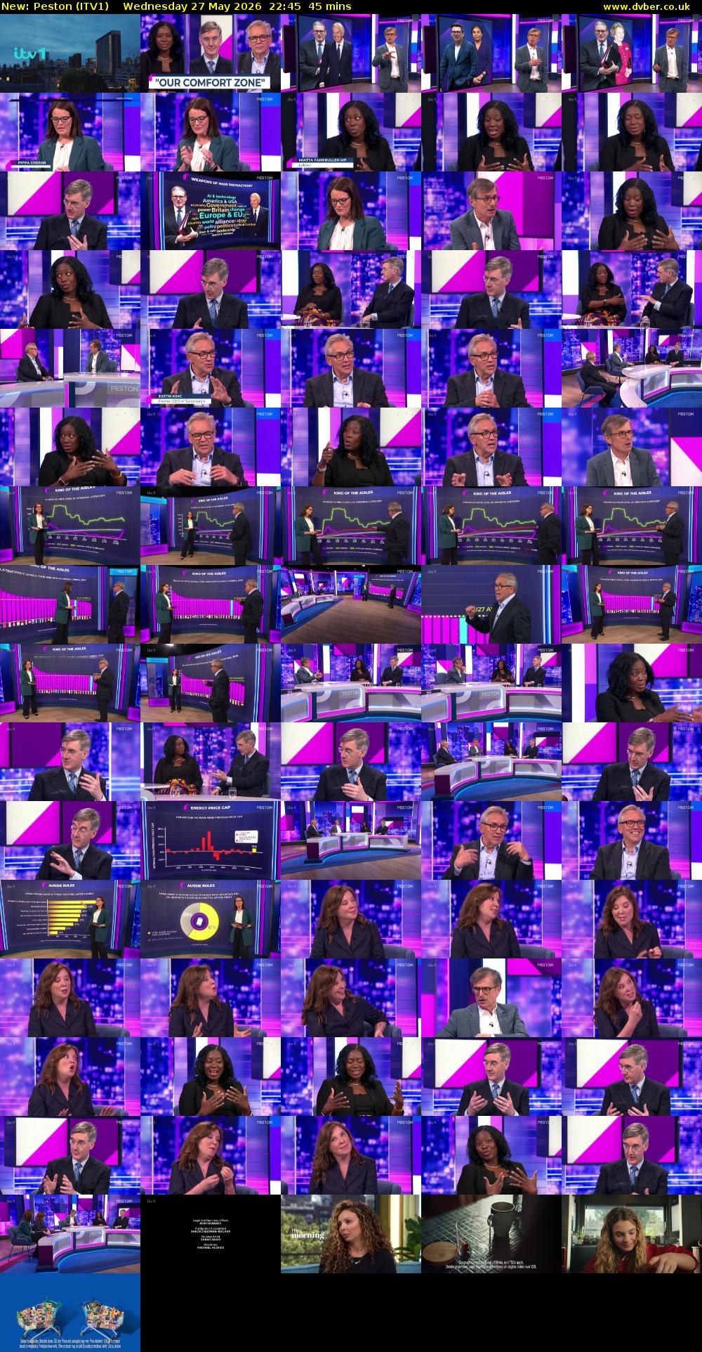 Peston (ITV1) Wednesday 27 May 2026 22:45 - 23:30