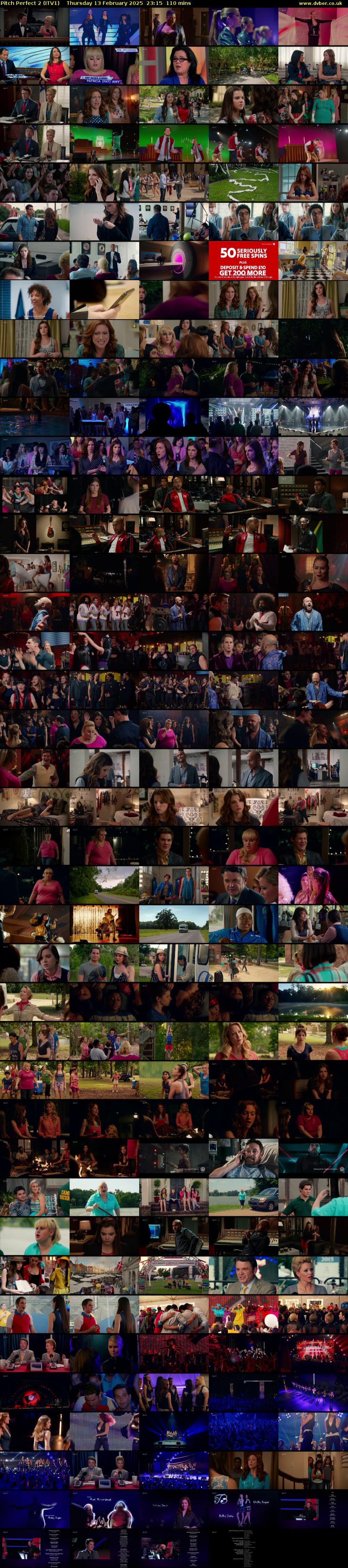 Pitch Perfect 2 (ITV1) Thursday 13 February 2025 23:15 - 01:05