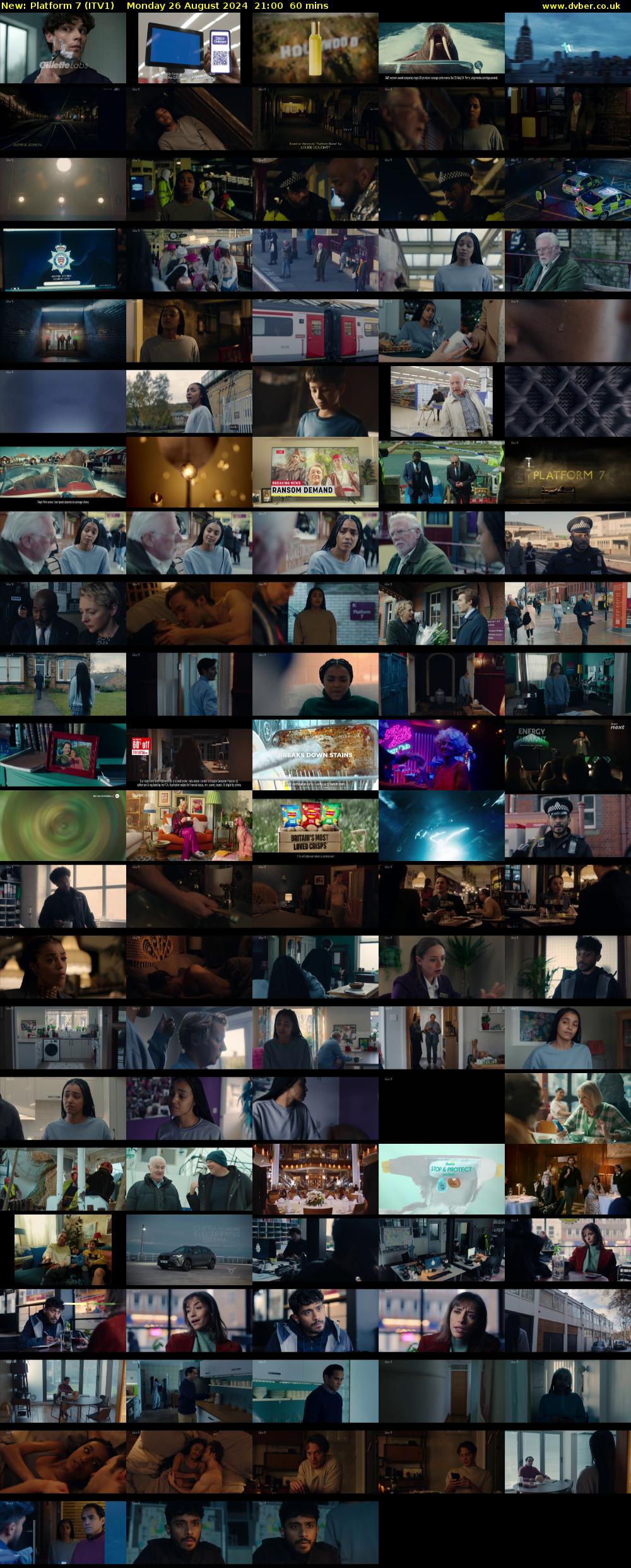 Platform 7 (ITV1) Monday 26 August 2024 21:00 - 22:00