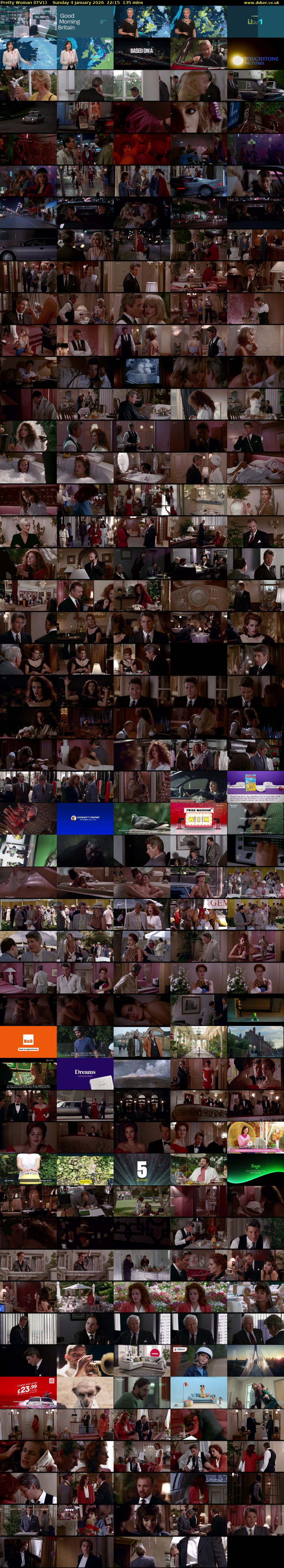 Pretty Woman (ITV1) Sunday 4 January 2026 22:15 - 00:30