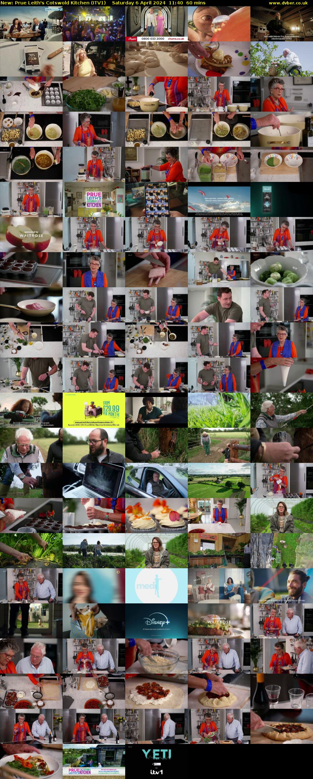 Prue Leith's Cotswold Kitchen (ITV1) Saturday 6 April 2024 11:40 - 12:40