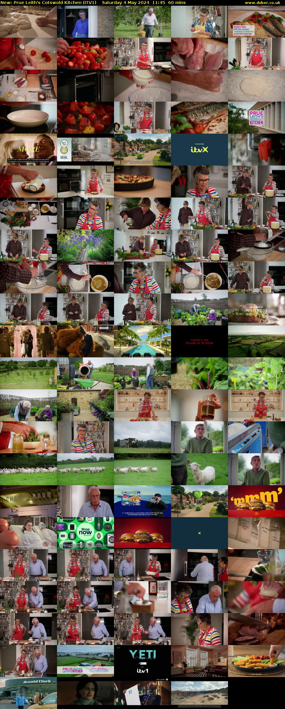 Prue Leith's Cotswold Kitchen (ITV1) Saturday 4 May 2024 11:45 - 12:45
