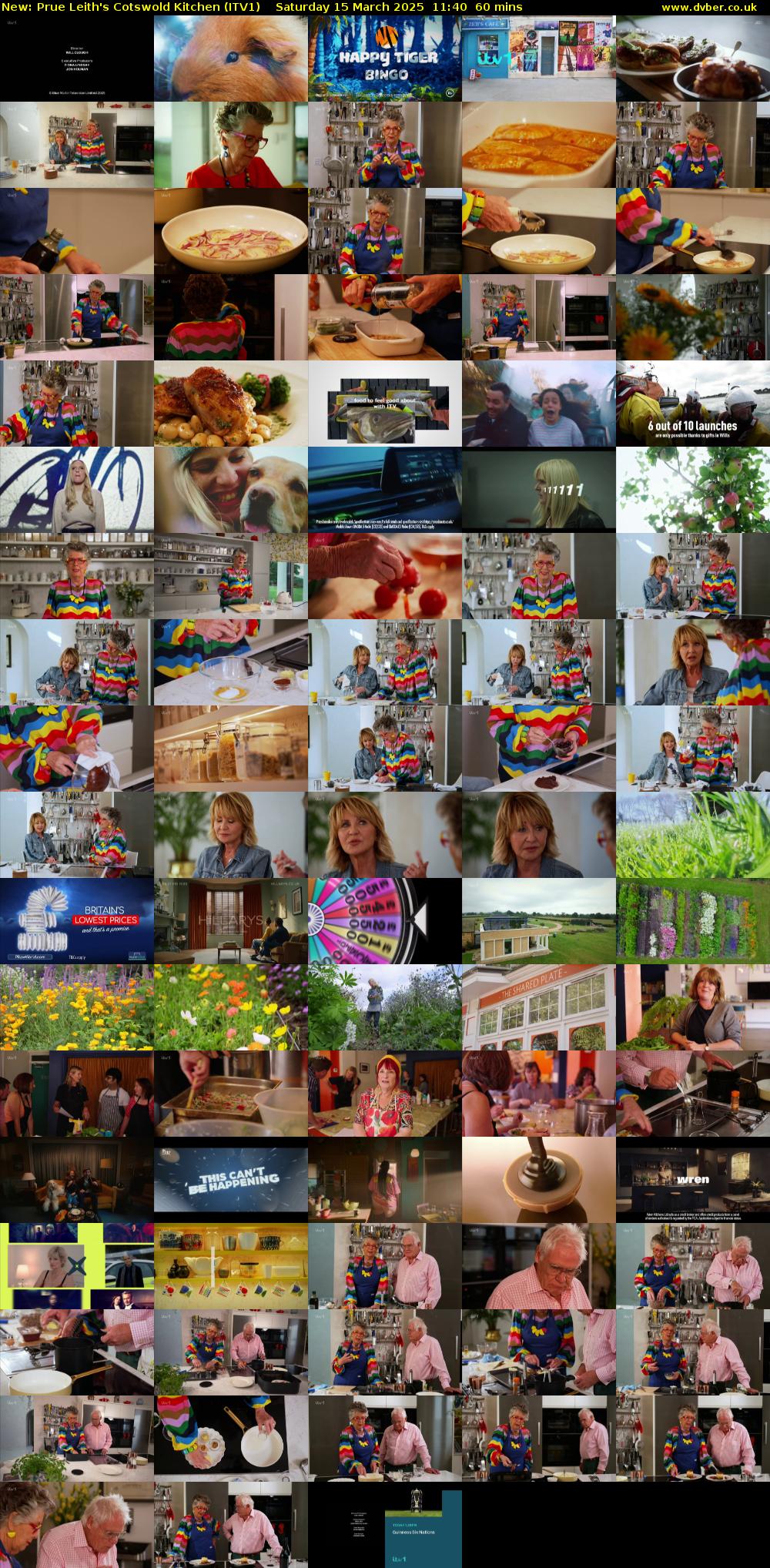 Prue Leith's Cotswold Kitchen (ITV1) Saturday 15 March 2025 11:40 - 12:40