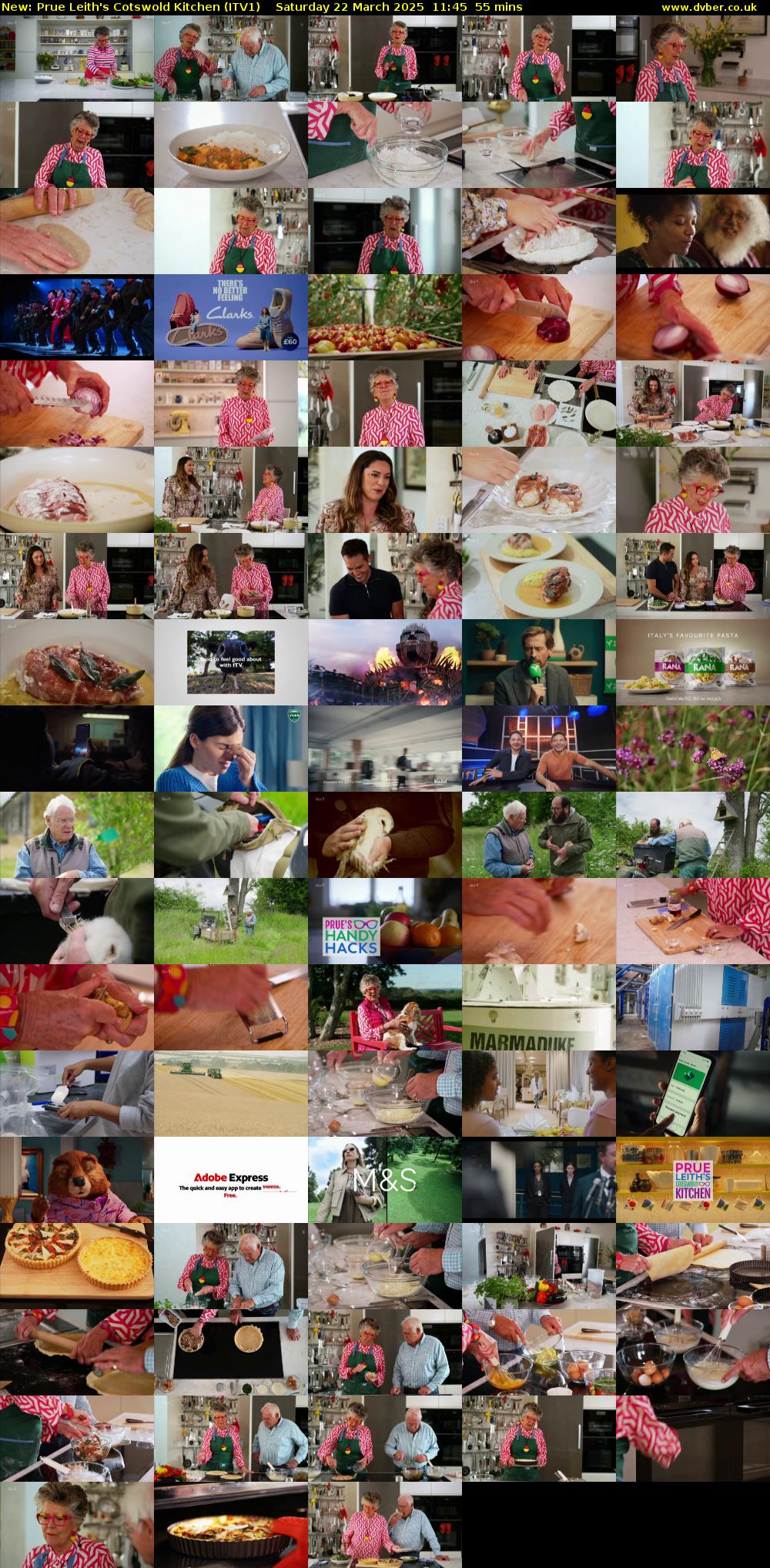 Prue Leith's Cotswold Kitchen (ITV1) Saturday 22 March 2025 11:45 - 12:40