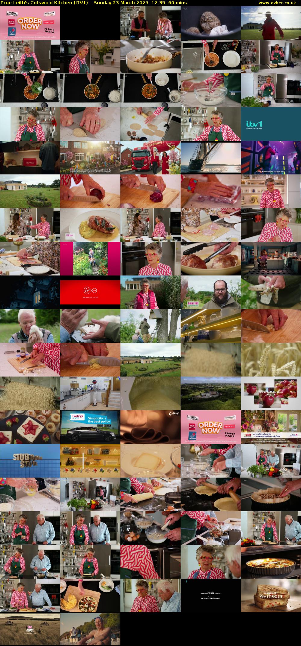 Prue Leith's Cotswold Kitchen (ITV1) Sunday 23 March 2025 12:35 - 13:35