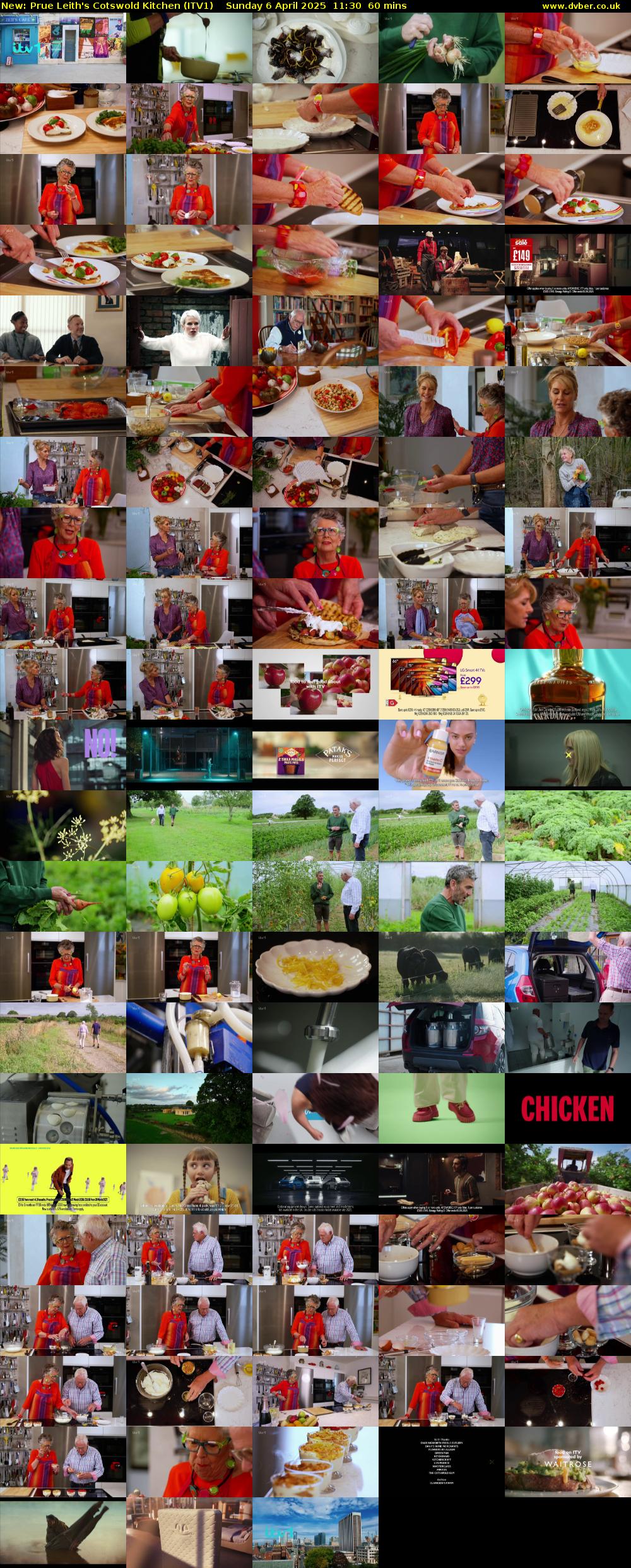Prue Leith's Cotswold Kitchen (ITV1) Sunday 6 April 2025 11:30 - 12:30