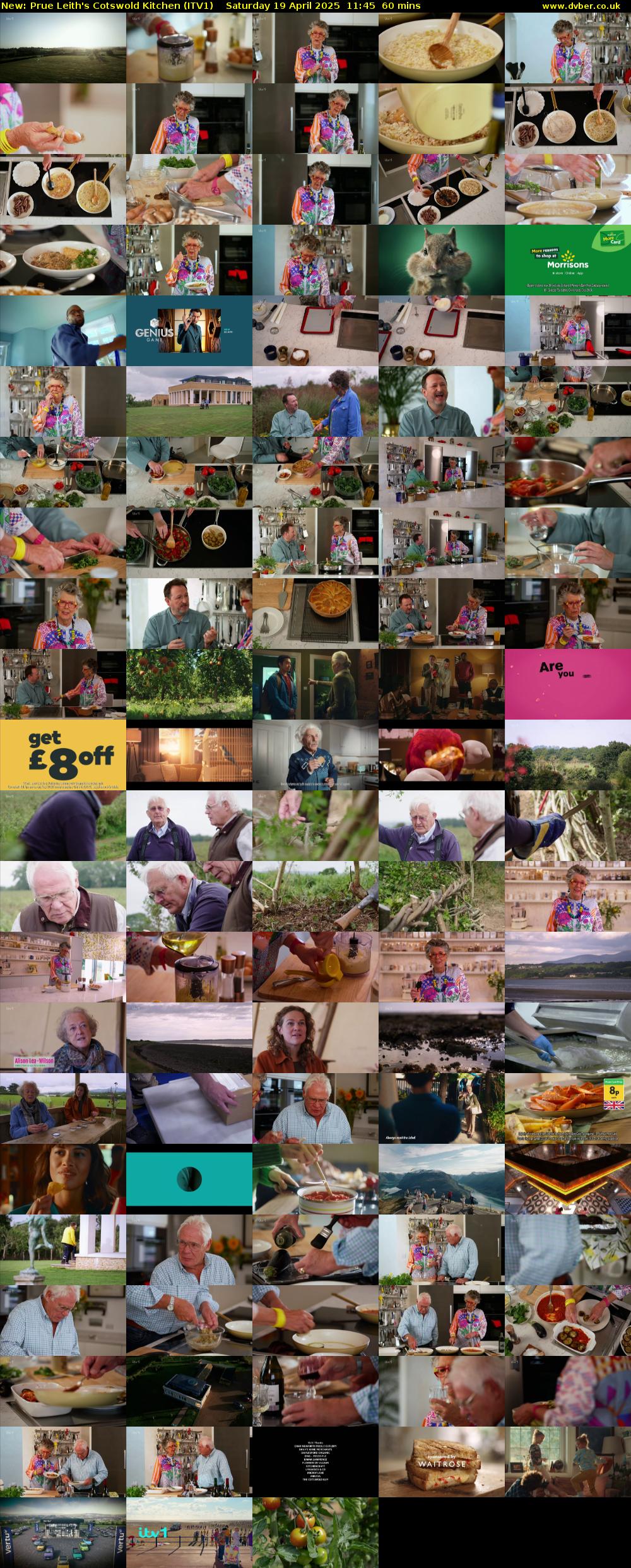 Prue Leith's Cotswold Kitchen (ITV1) Saturday 19 April 2025 11:45 - 12:45