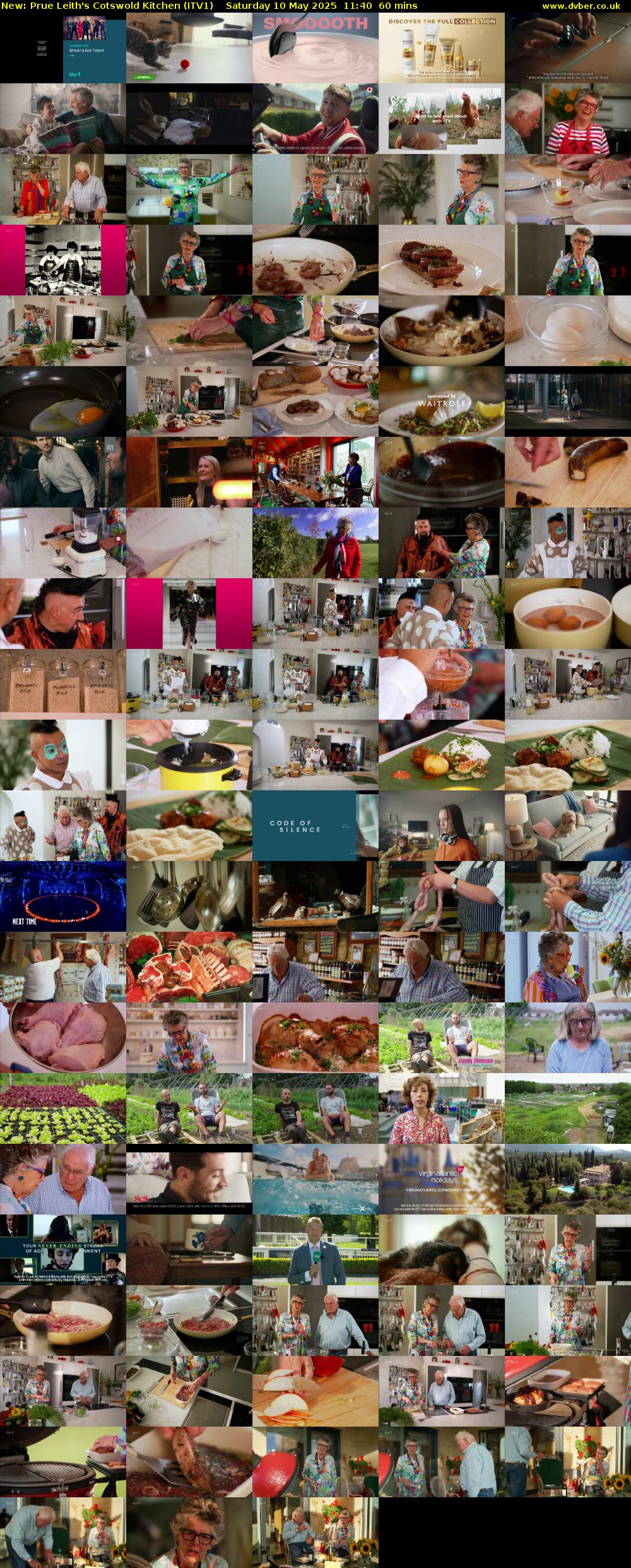 Prue Leith's Cotswold Kitchen (ITV1) Saturday 10 May 2025 11:40 - 12:40