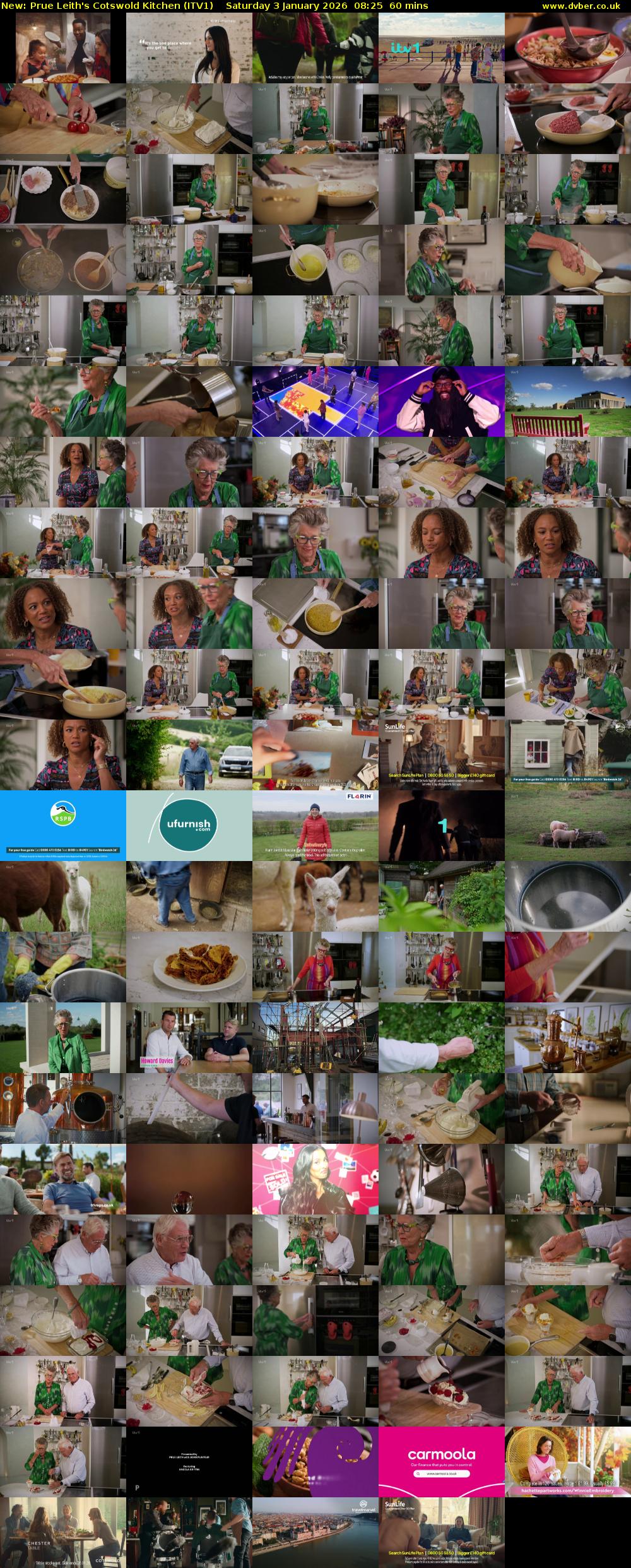 Prue Leith's Cotswold Kitchen (ITV1) Saturday 3 January 2026 08:25 - 09:25