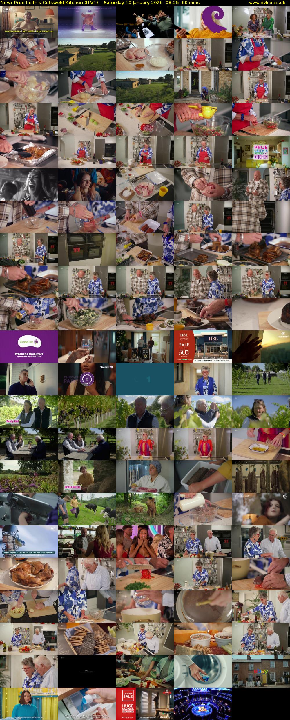 Prue Leith's Cotswold Kitchen (ITV1) Saturday 10 January 2026 08:25 - 09:25