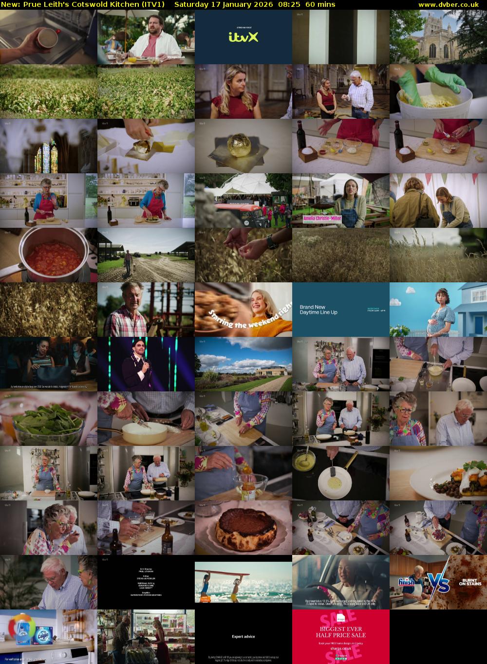 Prue Leith's Cotswold Kitchen (ITV1) Saturday 17 January 2026 08:25 - 09:25