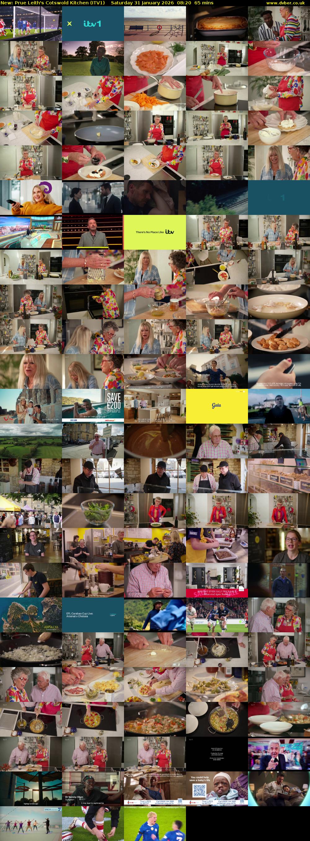 Prue Leith's Cotswold Kitchen (ITV1) Saturday 31 January 2026 08:20 - 09:25