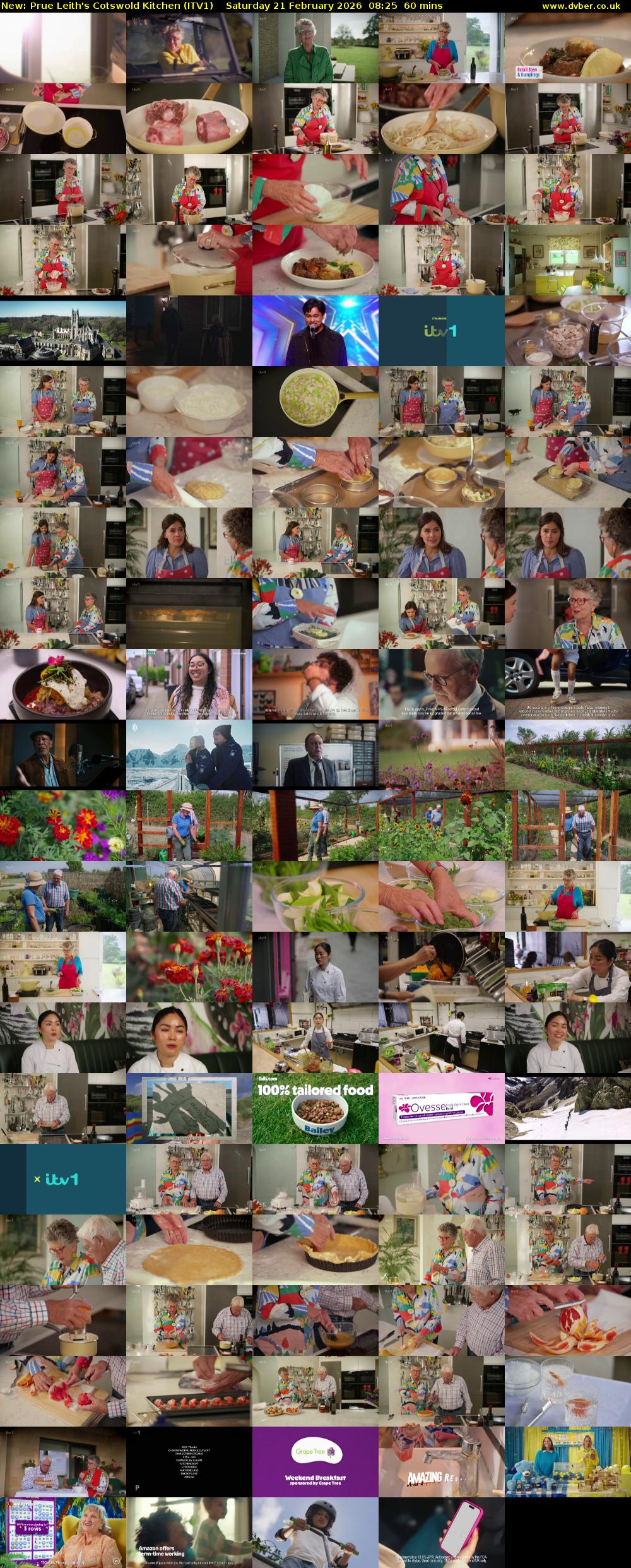 Prue Leith's Cotswold Kitchen (ITV1) Saturday 21 February 2026 08:25 - 09:25