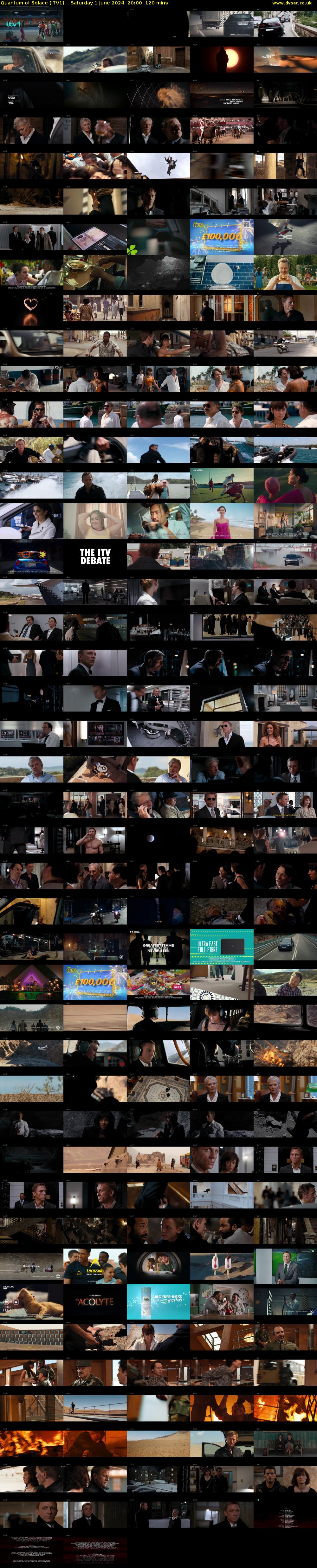Quantum of Solace (ITV1) Saturday 1 June 2024 20:00 - 22:00