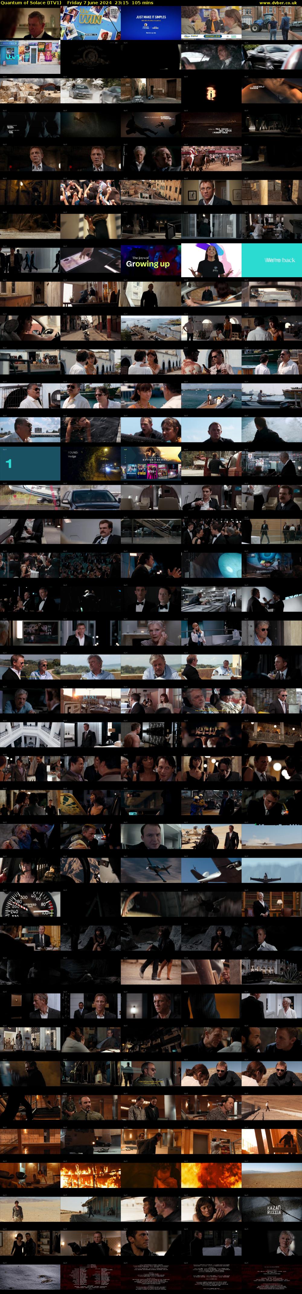 Quantum of Solace (ITV1) Friday 7 June 2024 23:15 - 01:00