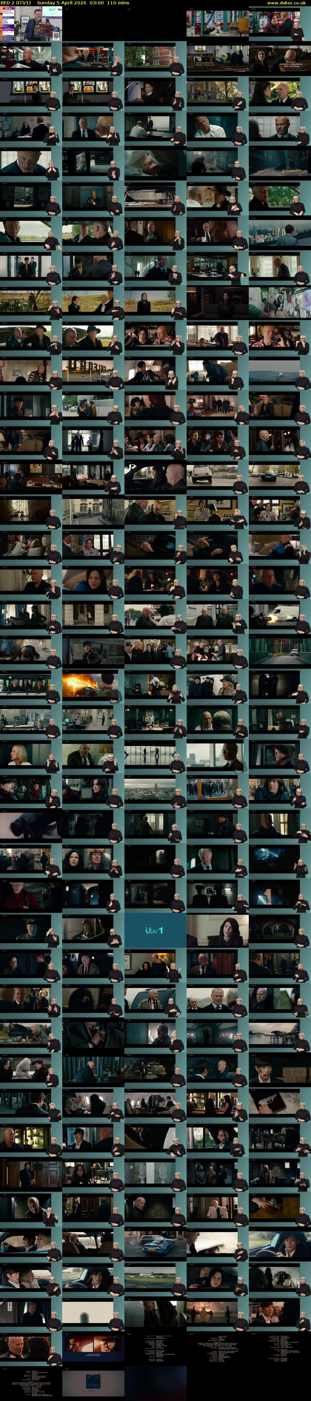 RED 2 (ITV1) Sunday 5 April 2026 03:00 - 04:50