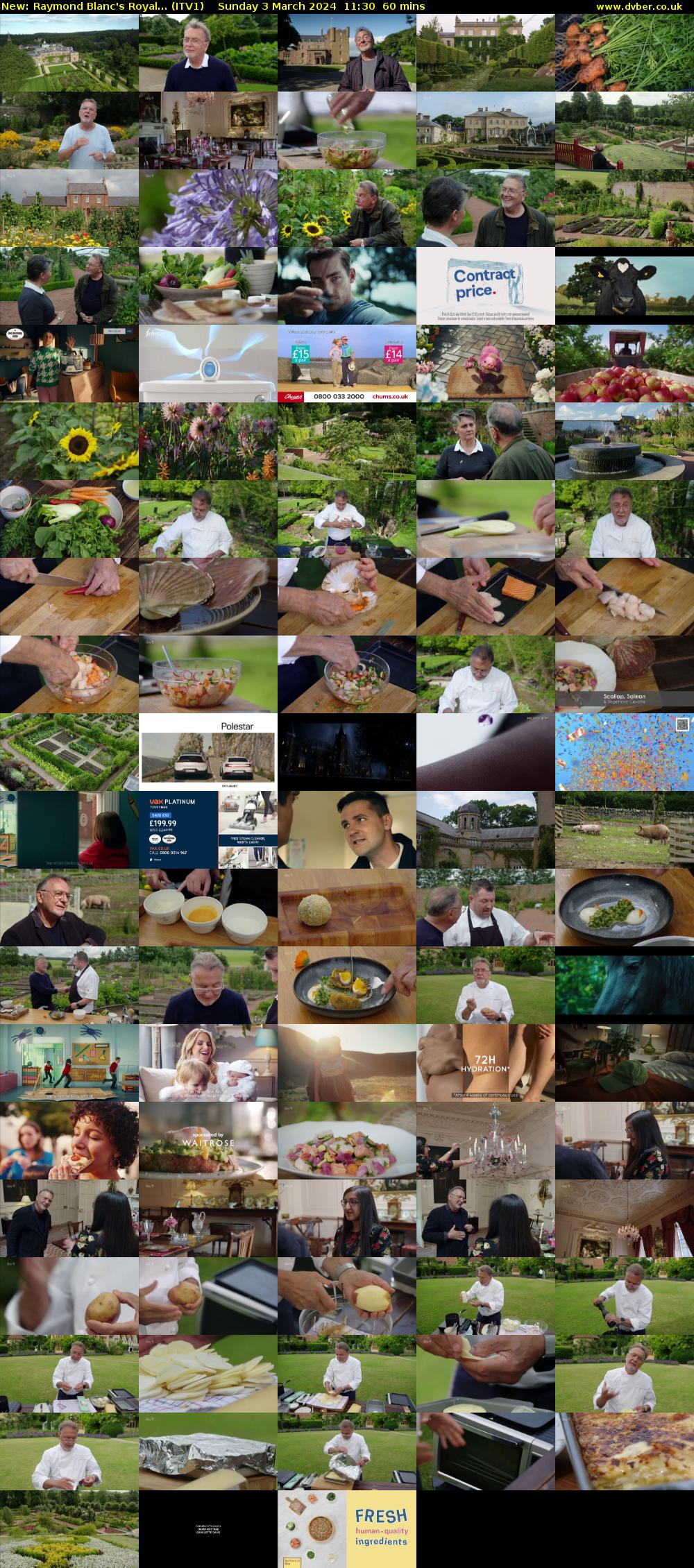 Raymond Blanc's Royal... (ITV1) Sunday 3 March 2024 11:30 - 12:30