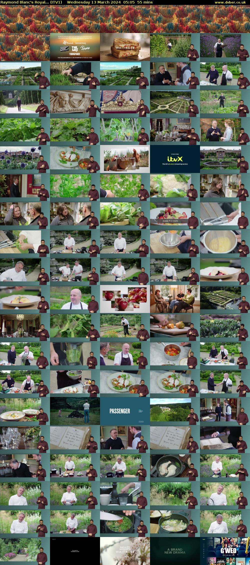 Raymond Blanc's Royal... (ITV1) Wednesday 13 March 2024 05:05 - 06:00