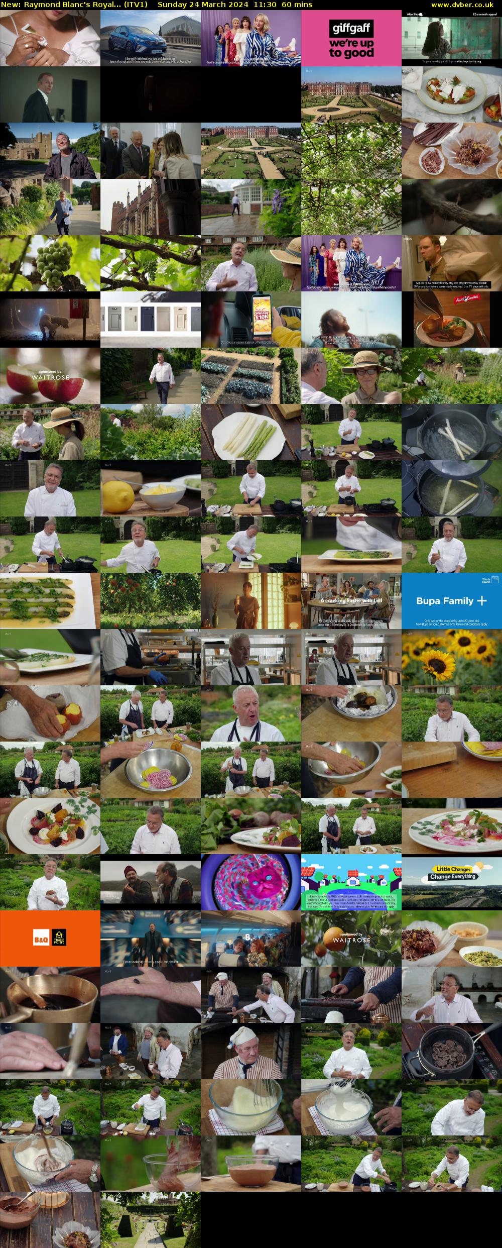 Raymond Blanc's Royal... (ITV1) Sunday 24 March 2024 11:30 - 12:30