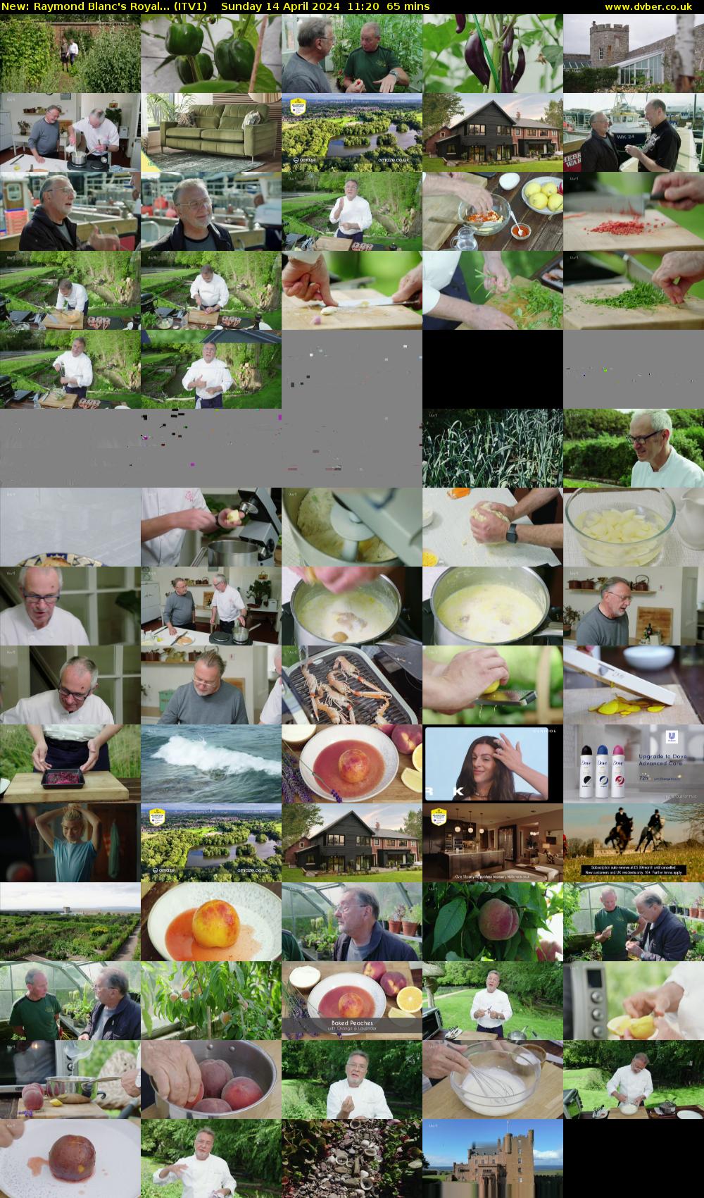Raymond Blanc's Royal... (ITV1) Sunday 14 April 2024 11:20 - 12:25