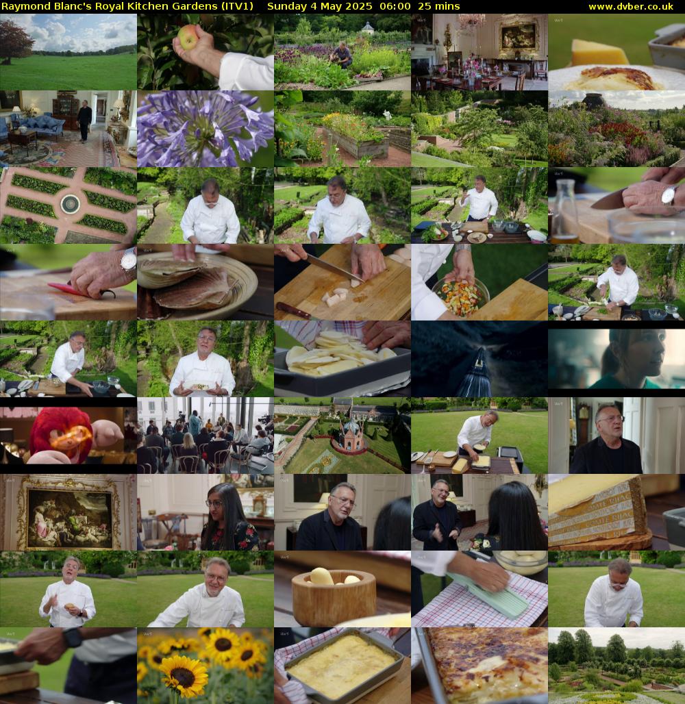 Raymond Blanc's Royal Kitchen Gardens (ITV1) Sunday 4 May 2025 06:00 - 06:25