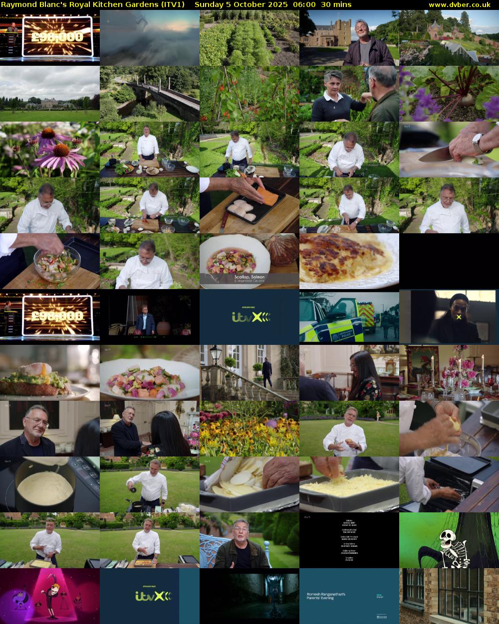 Raymond Blanc's Royal Kitchen Gardens (ITV1) Sunday 5 October 2025 06:00 - 06:30