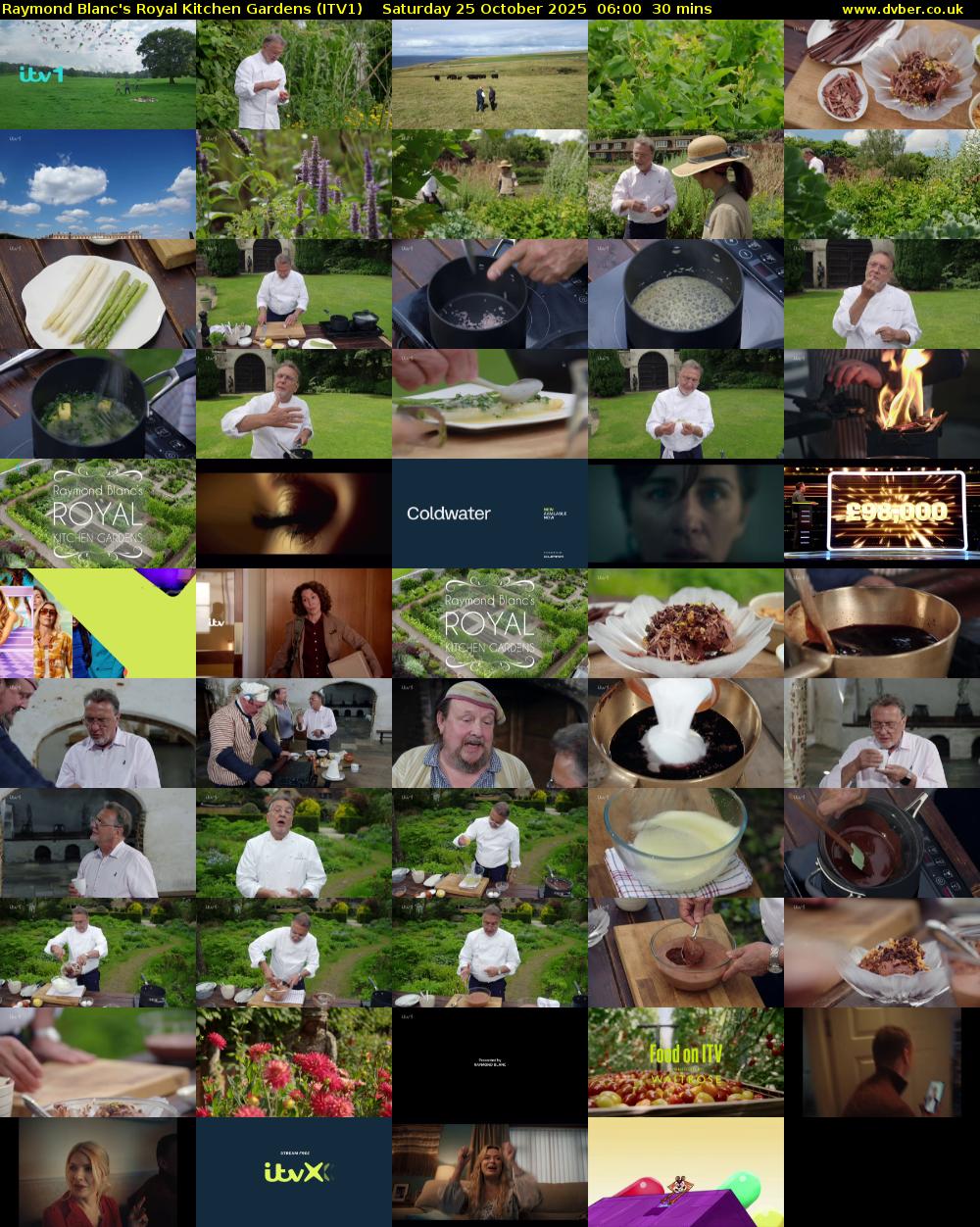 Raymond Blanc's Royal Kitchen Gardens (ITV1) Saturday 25 October 2025 06:00 - 06:30