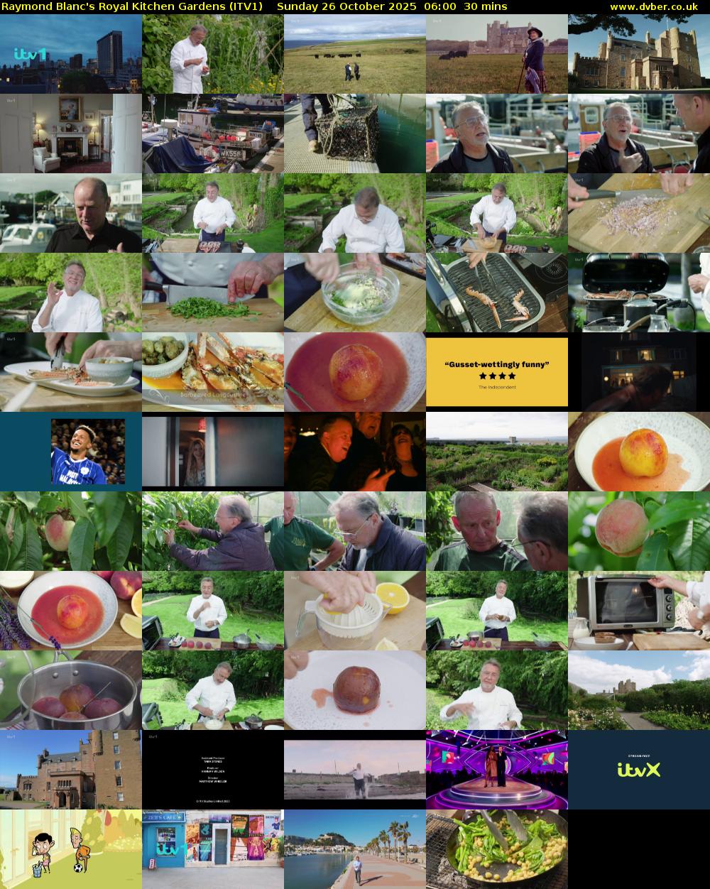 Raymond Blanc's Royal Kitchen Gardens (ITV1) Sunday 26 October 2025 06:00 - 06:30