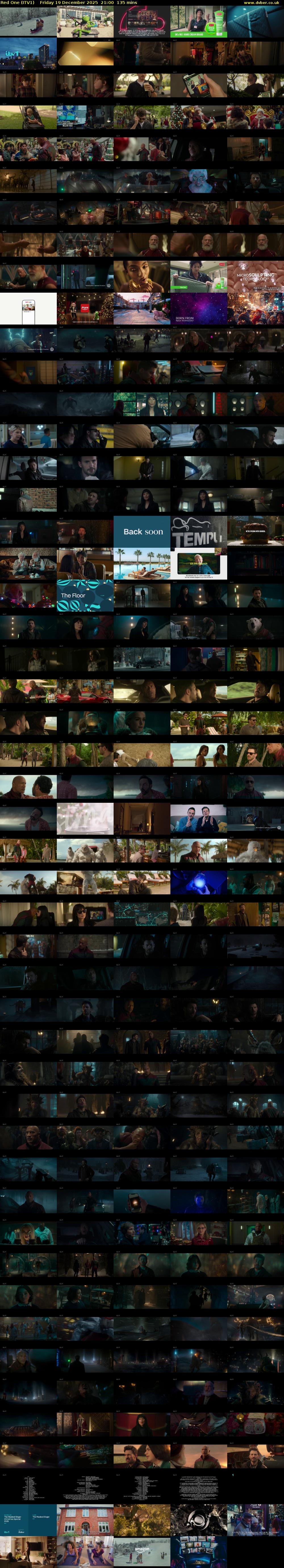 Red One (ITV1) Friday 19 December 2025 21:00 - 23:15