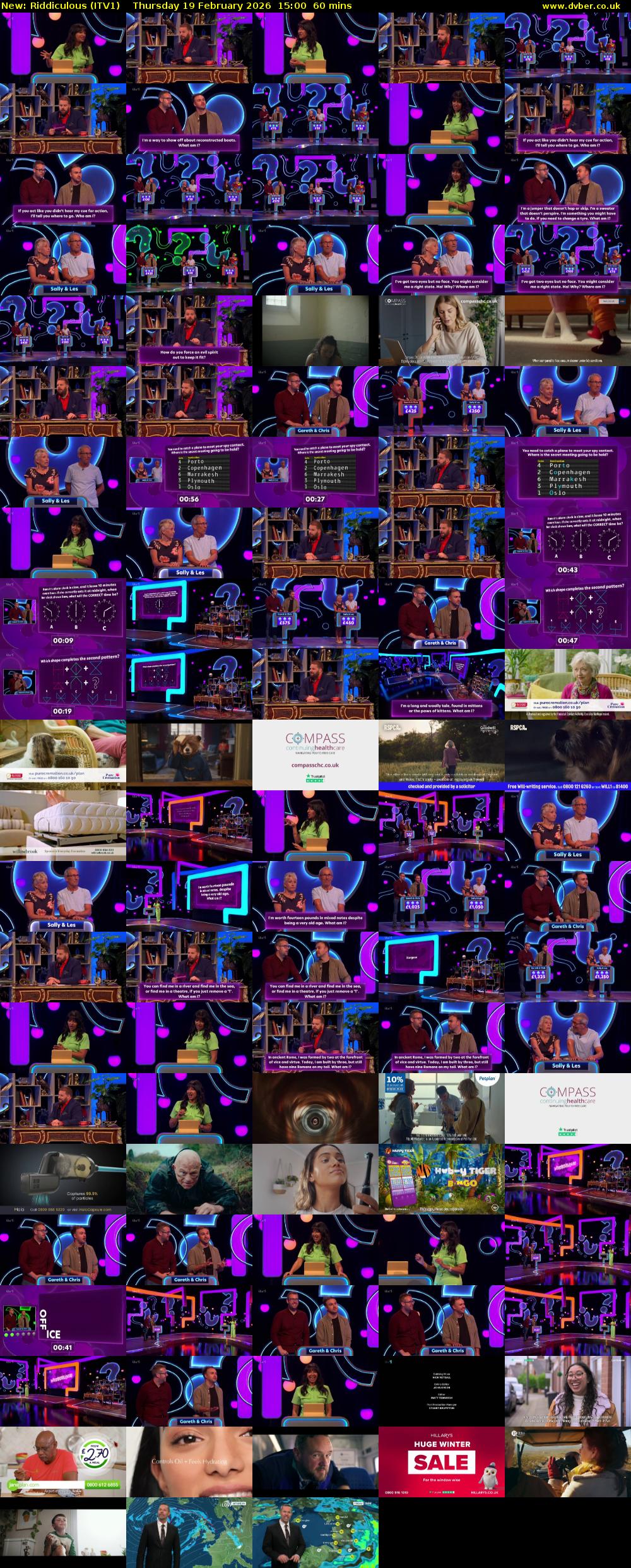 Riddiculous (ITV1) Thursday 19 February 2026 15:00 - 16:00