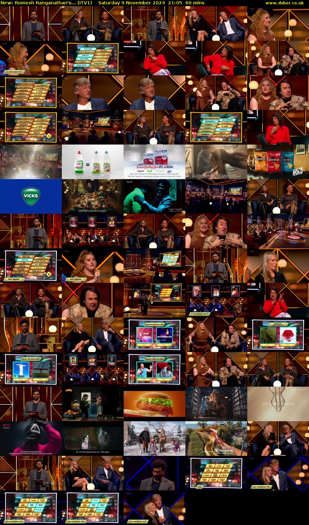 Romesh Ranganathan's... (ITV1) Saturday 9 November 2024 21:05 - 22:05