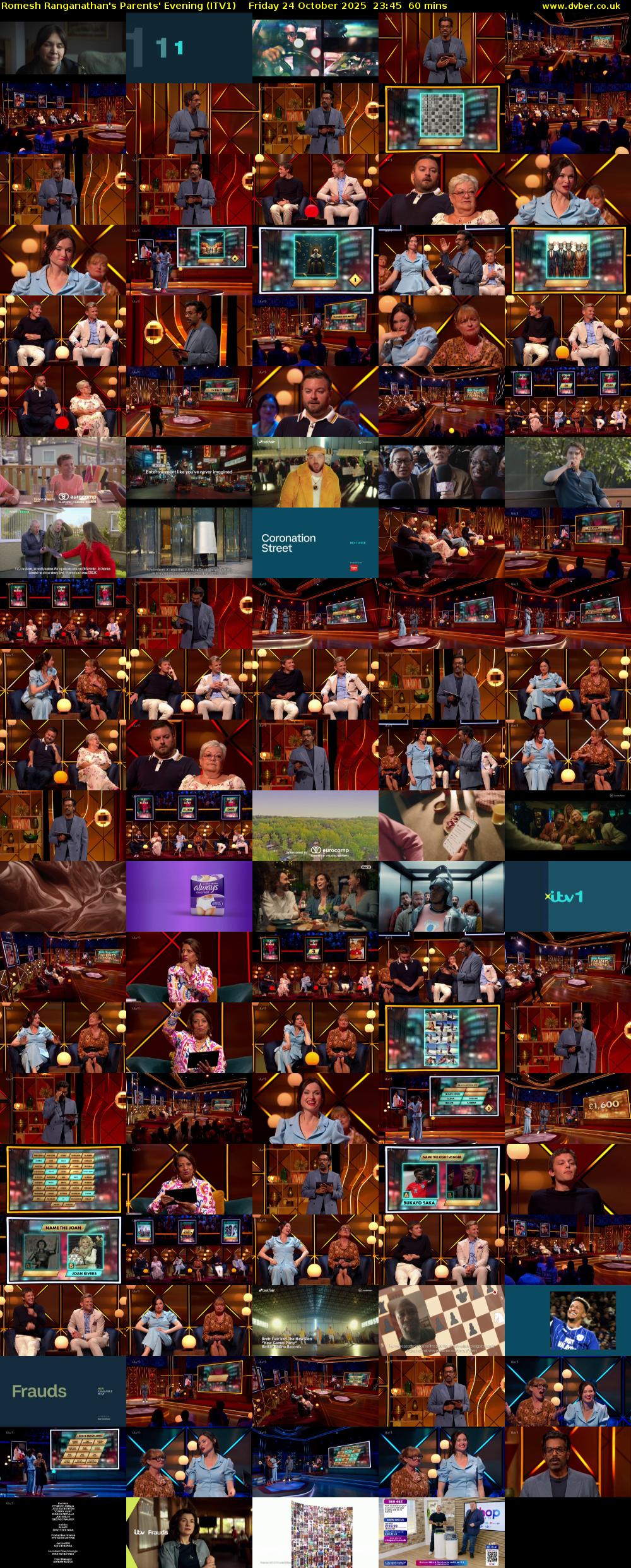 Romesh Ranganathan's Parents' Evening (ITV1) Friday 24 October 2025 23:45 - 00:45