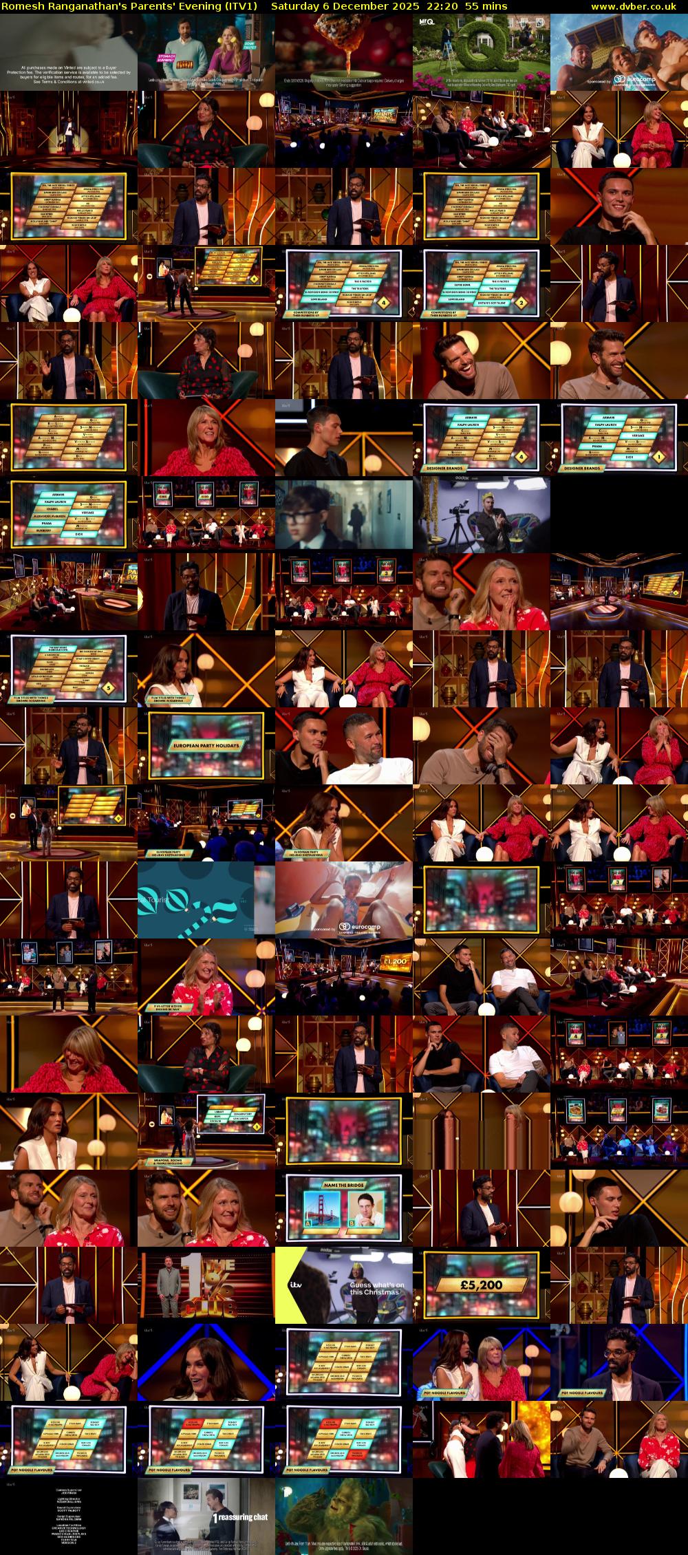 Romesh Ranganathan's Parents' Evening (ITV1) Saturday 6 December 2025 22:20 - 23:15