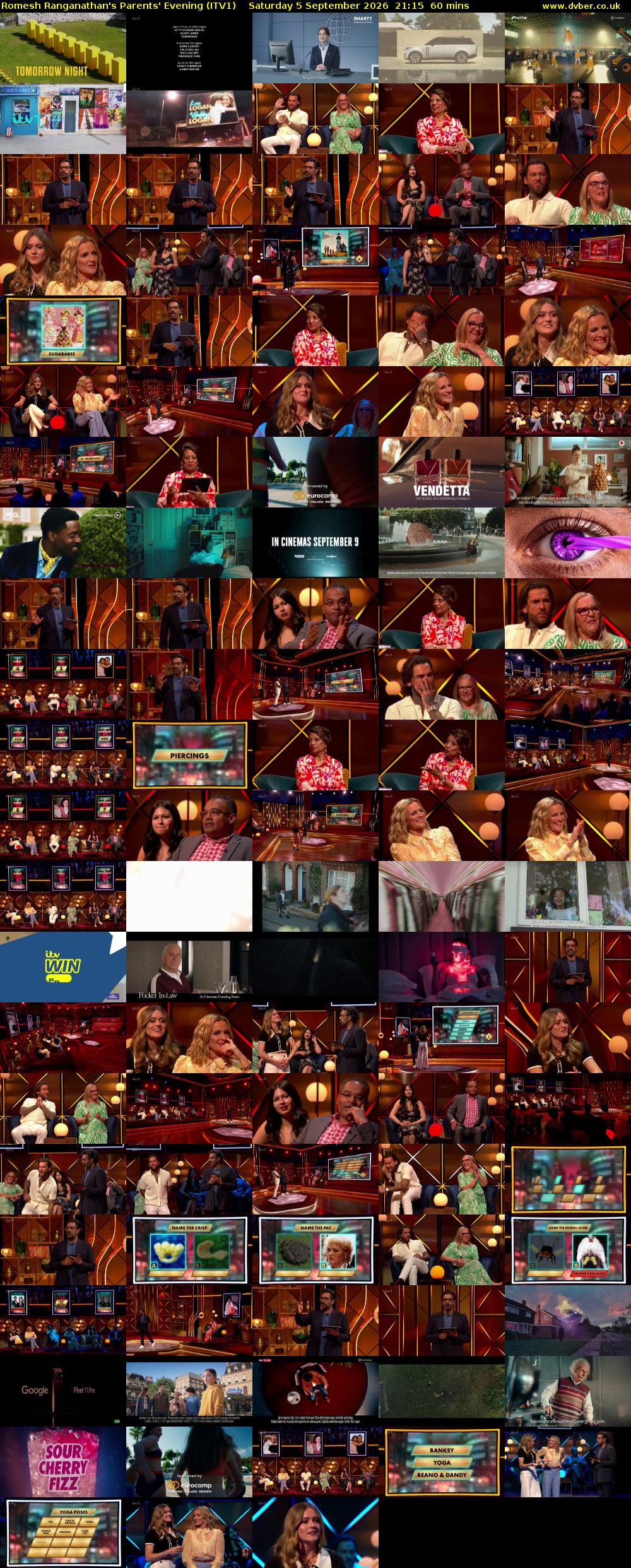 Romesh Ranganathan's Parents' Evening (ITV1) Saturday 5 September 2026 21:15 - 22:15