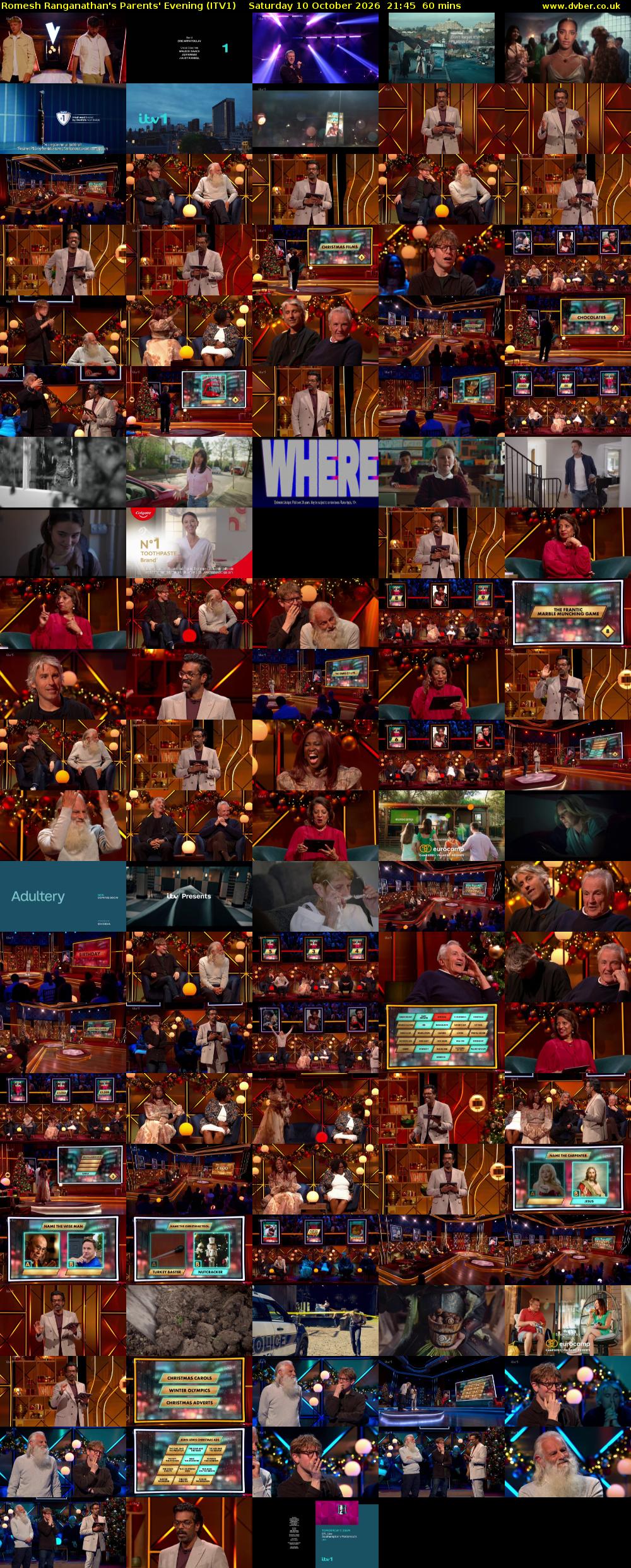 Romesh Ranganathan's Parents' Evening (ITV1) Saturday 10 October 2026 21:45 - 22:45
