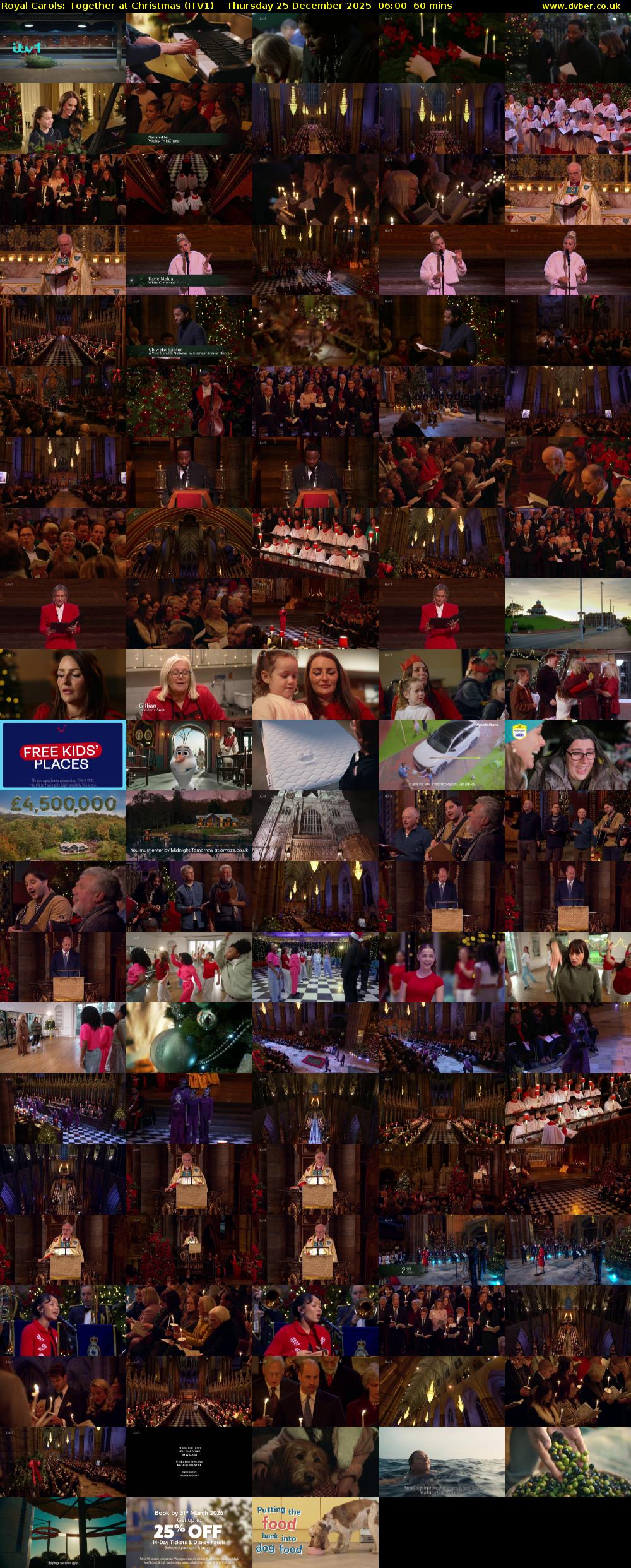 Royal Carols: Together at Christmas (ITV1) Thursday 25 December 2025 06:00 - 07:00