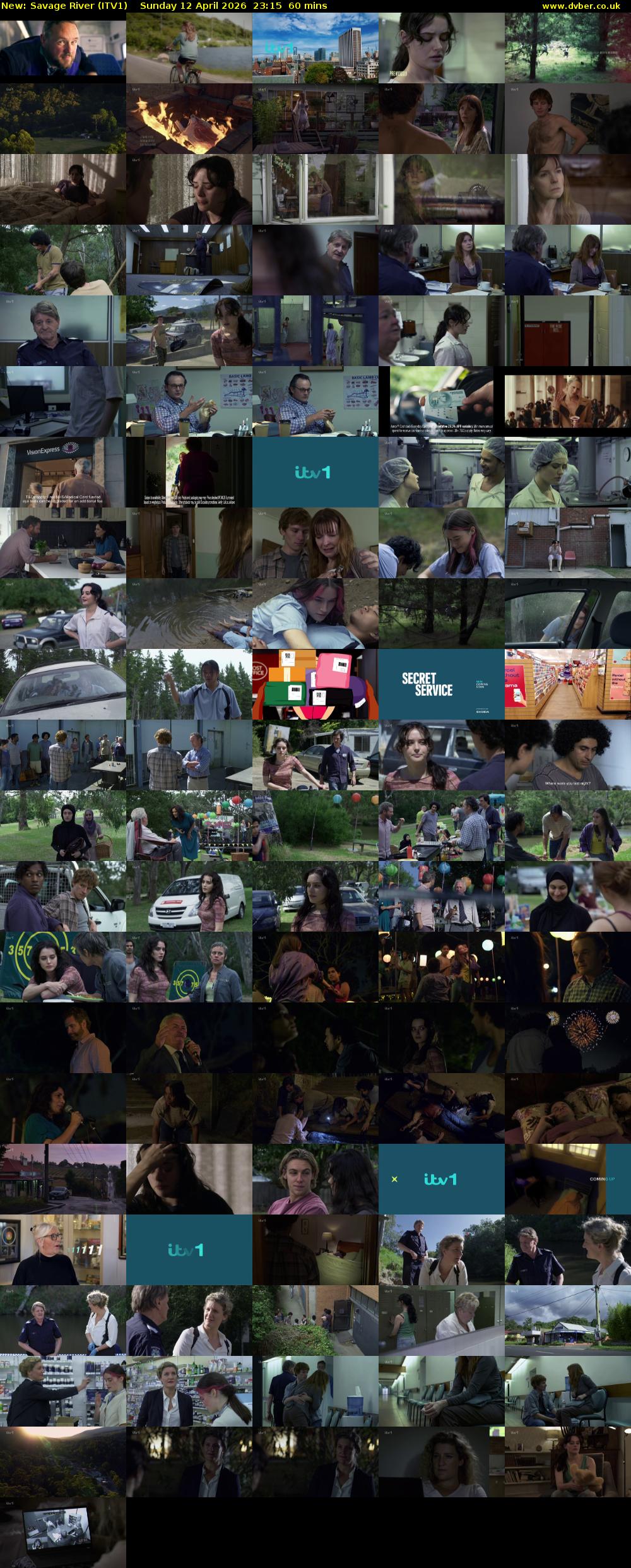 Savage River (ITV1) Sunday 12 April 2026 23:15 - 00:15