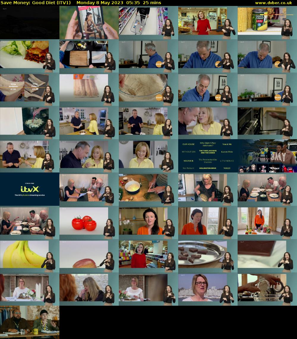 Save Money: Good Diet (ITV1) Monday 8 May 2023 05:35 - 06:00