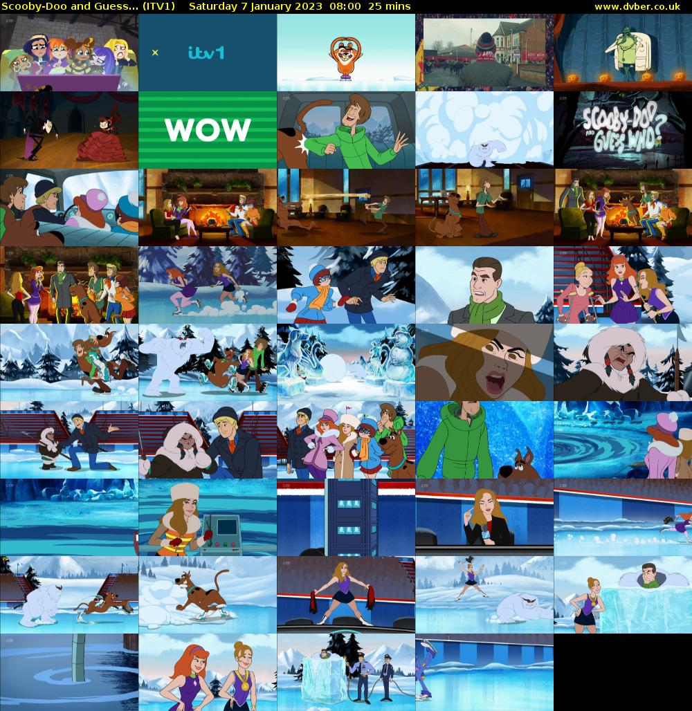 Scooby-Doo and Guess... (ITV1) Saturday 7 January 2023 08:00 - 08:25