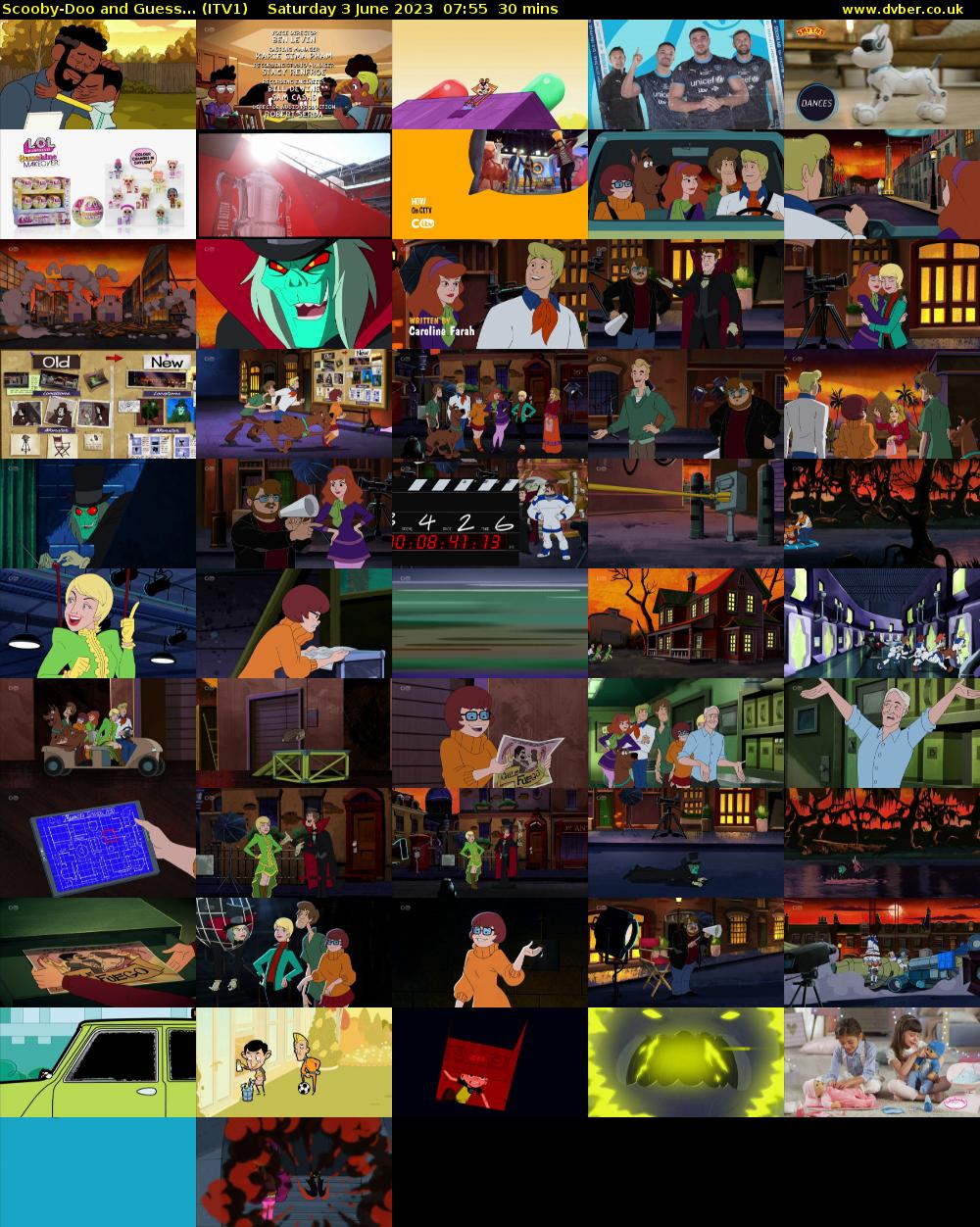 Scooby-Doo and Guess... (ITV1) Saturday 3 June 2023 07:55 - 08:25