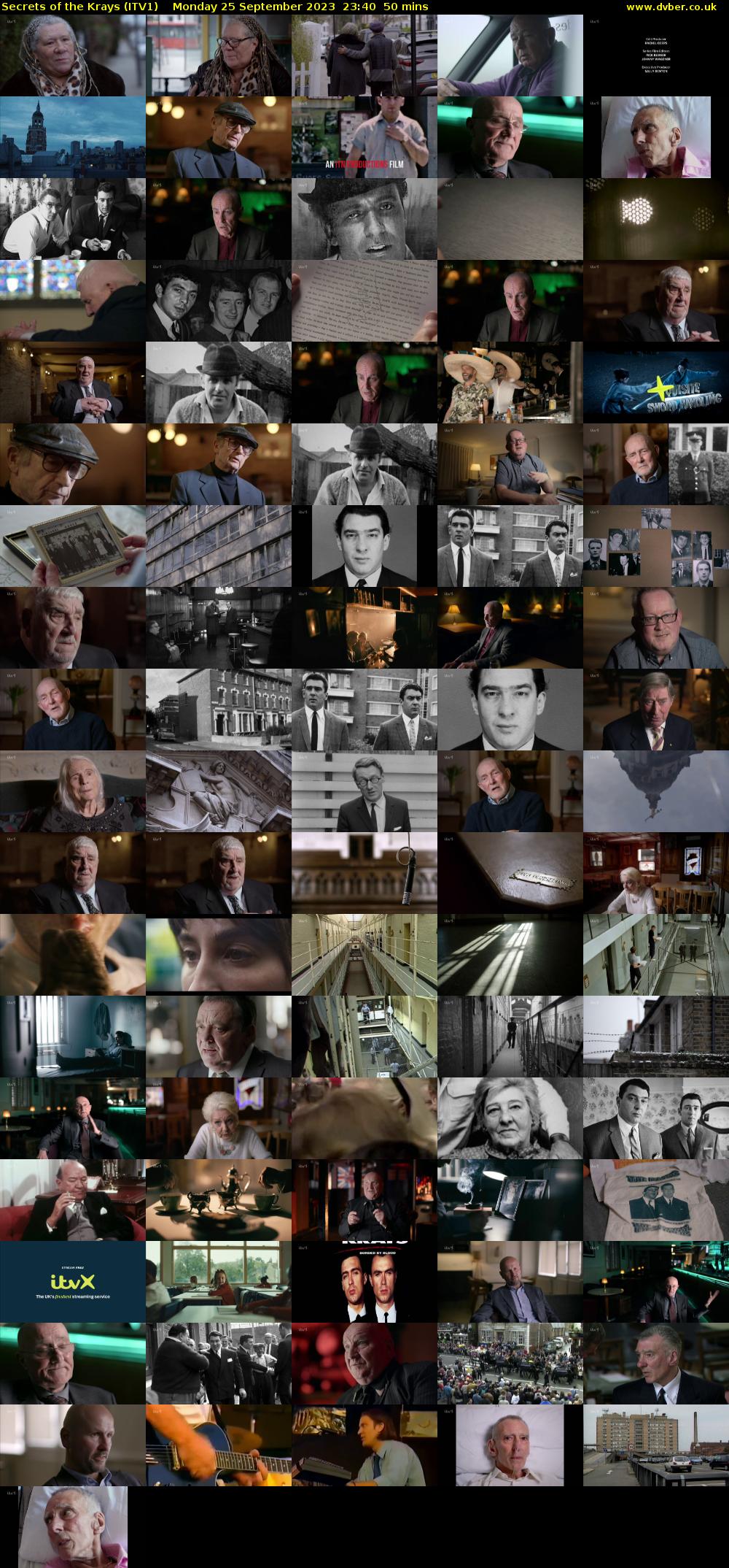 Secrets of the Krays (ITV1) Monday 25 September 2023 23:40 - 00:30