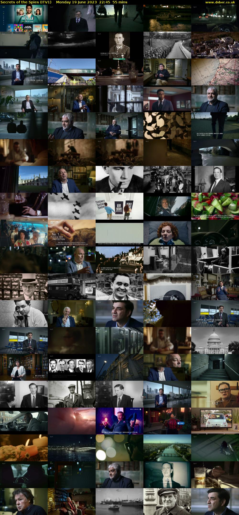 Secrets of the Spies (ITV1) Monday 19 June 2023 22:45 - 23:40