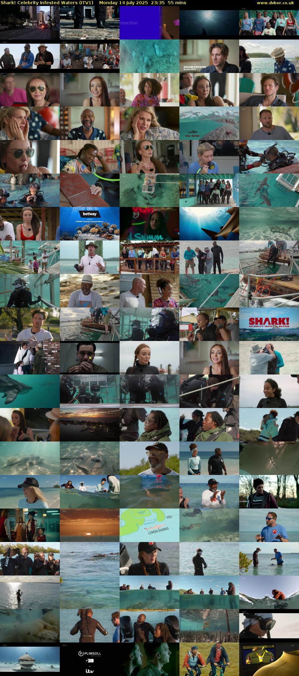 Shark! Celebrity Infested Waters (ITV1) Monday 14 July 2025 23:35 - 00:30