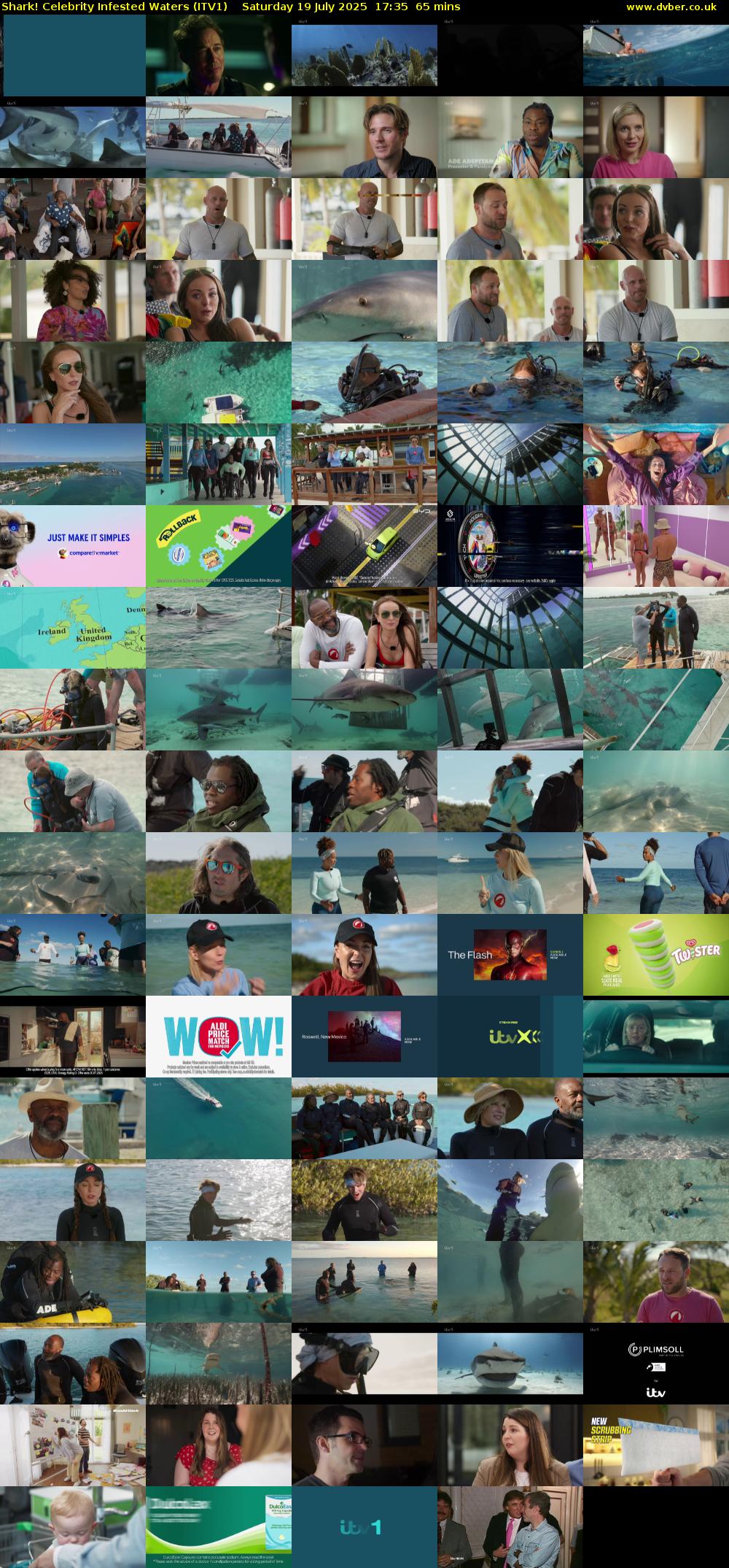 Shark! Celebrity Infested Waters (ITV1) Saturday 19 July 2025 17:35 - 18:40