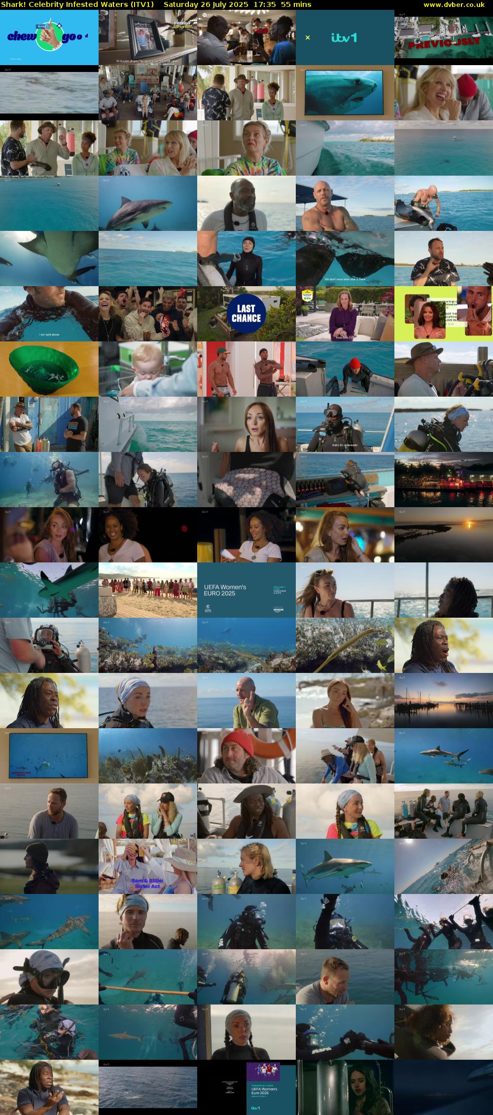 Shark! Celebrity Infested Waters (ITV1) Saturday 26 July 2025 17:35 - 18:30
