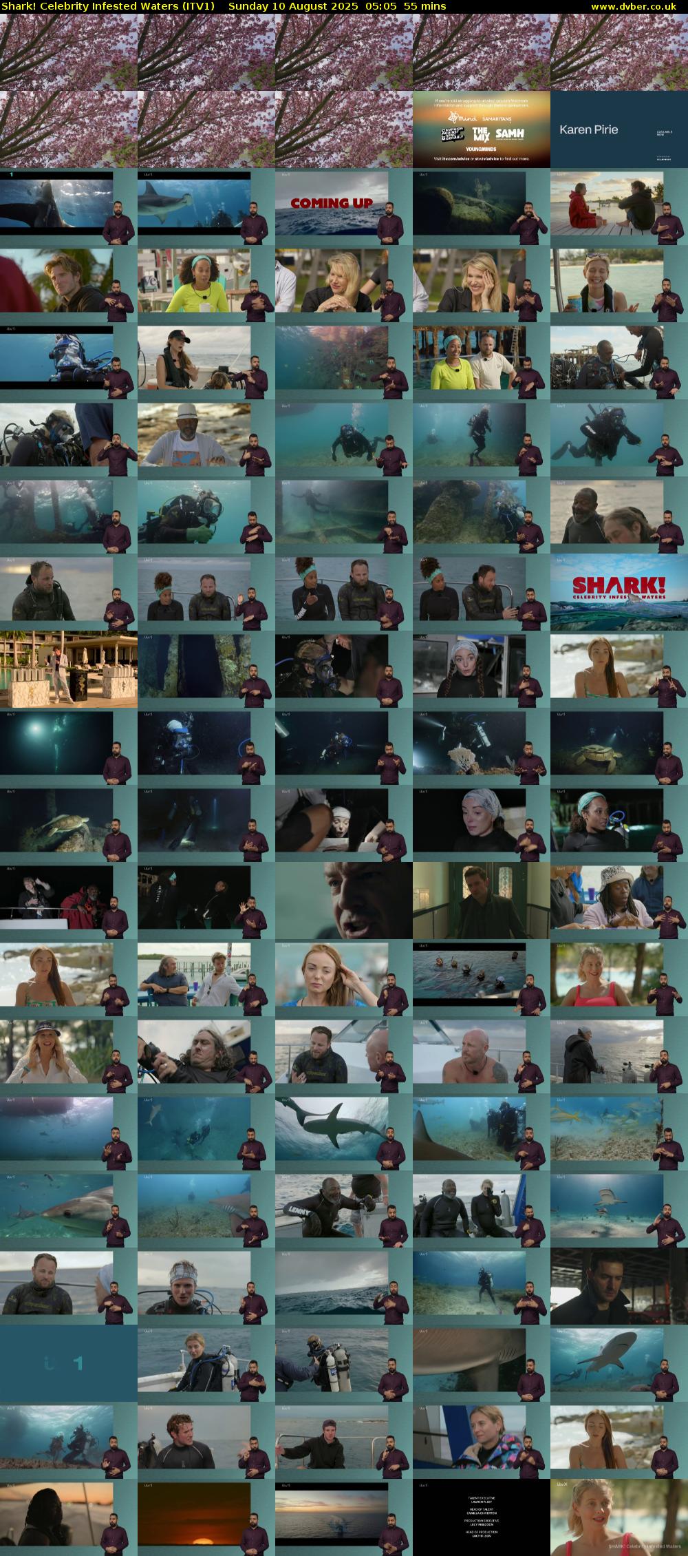 Shark! Celebrity Infested Waters (ITV1) Sunday 10 August 2025 05:05 - 06:00