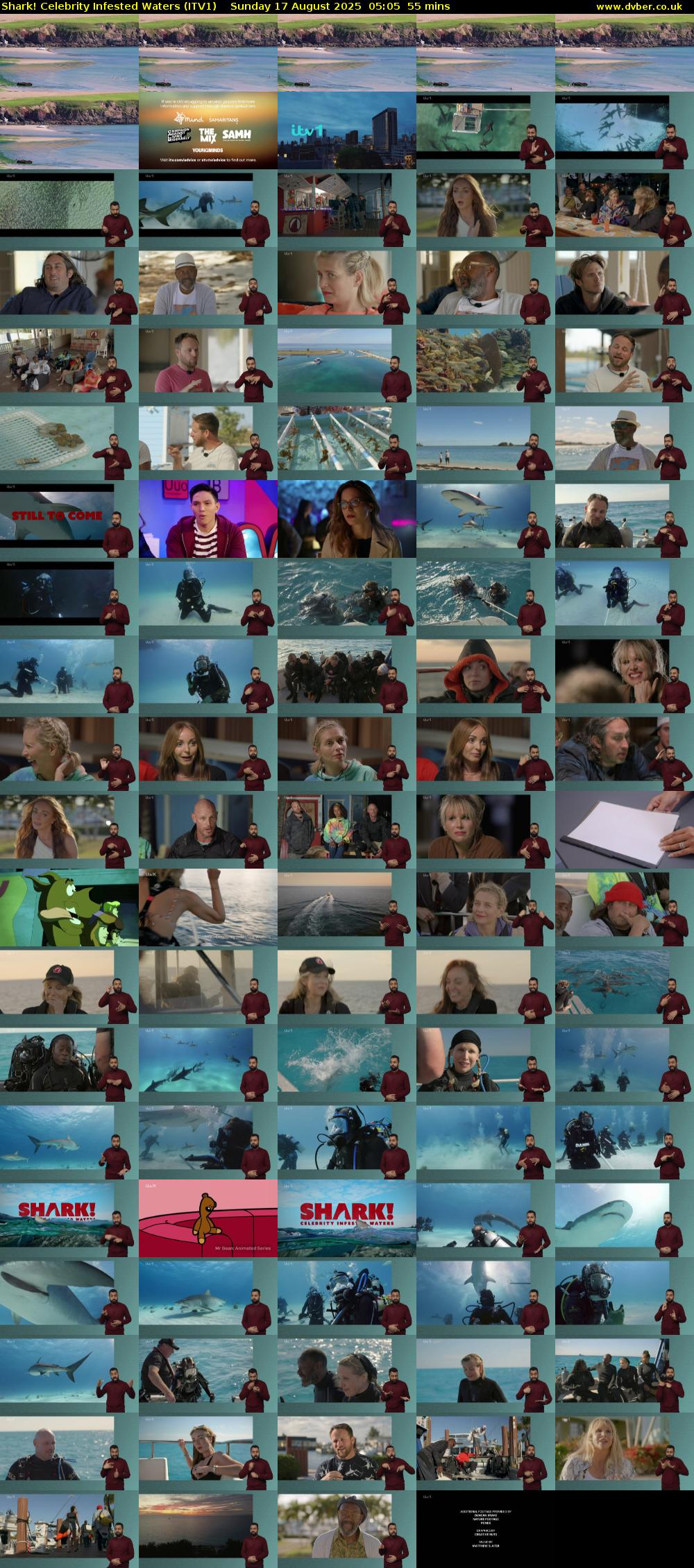 Shark! Celebrity Infested Waters (ITV1) Sunday 17 August 2025 05:05 - 06:00