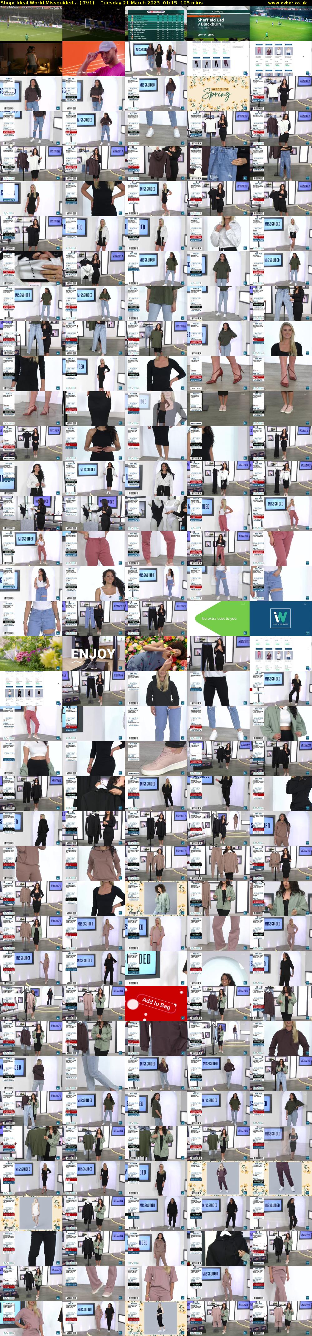 Shop: Ideal World Missguided... (ITV1) Tuesday 21 March 2023 01:15 - 03:00