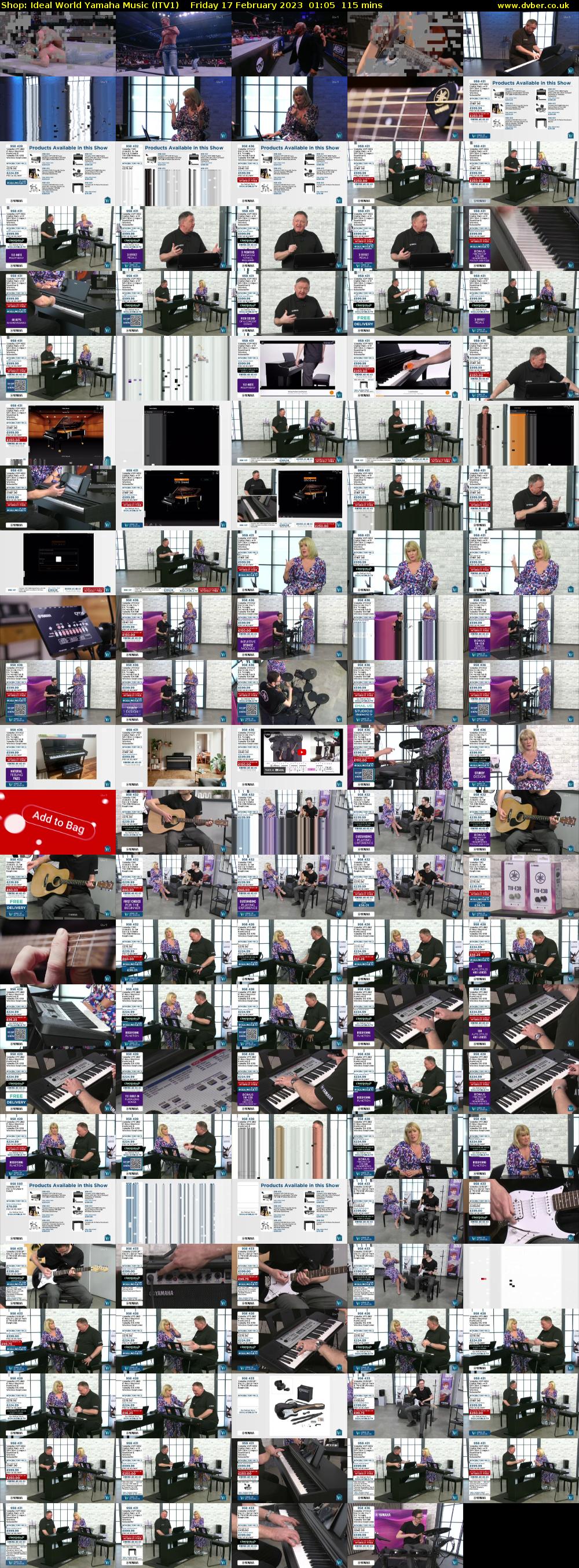 Shop: Ideal World Yamaha Music (ITV1) Friday 17 February 2023 01:05 - 03:00