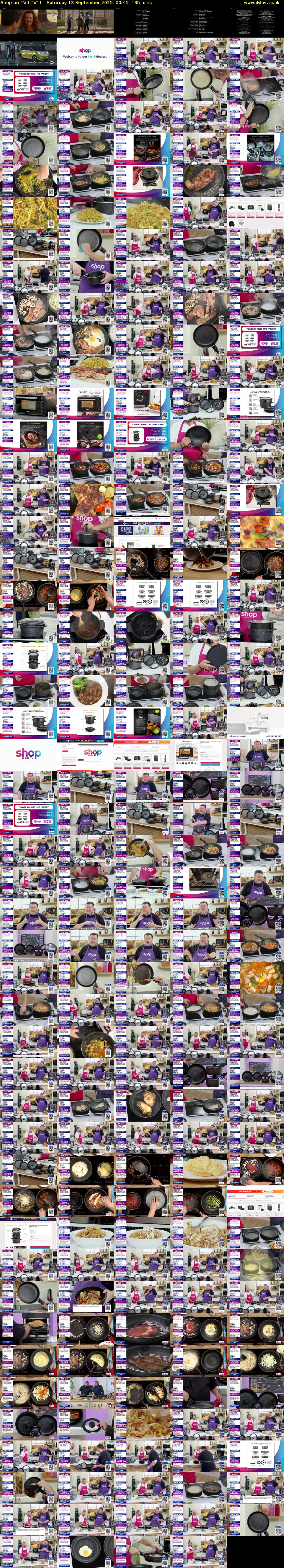 Shop on TV (ITV1) Saturday 13 September 2025 00:45 - 03:00